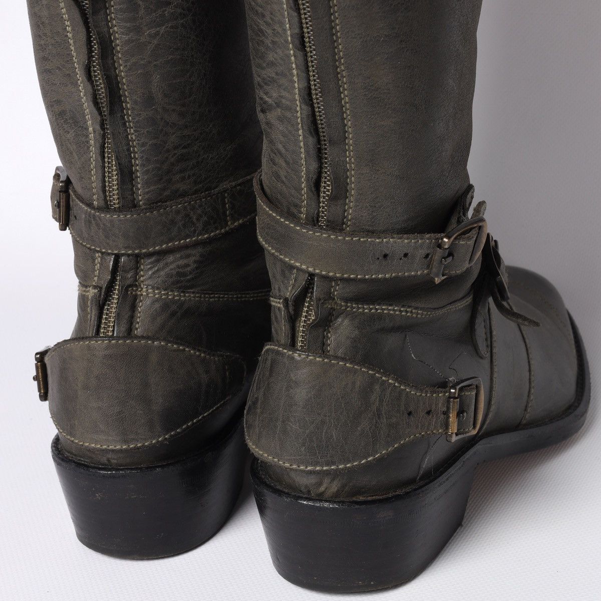 Belstaff Belstaff Trialmaster Leather Hi Boots Biker Moto Shoes Size US 9 / IT 39 - 8 Thumbnail