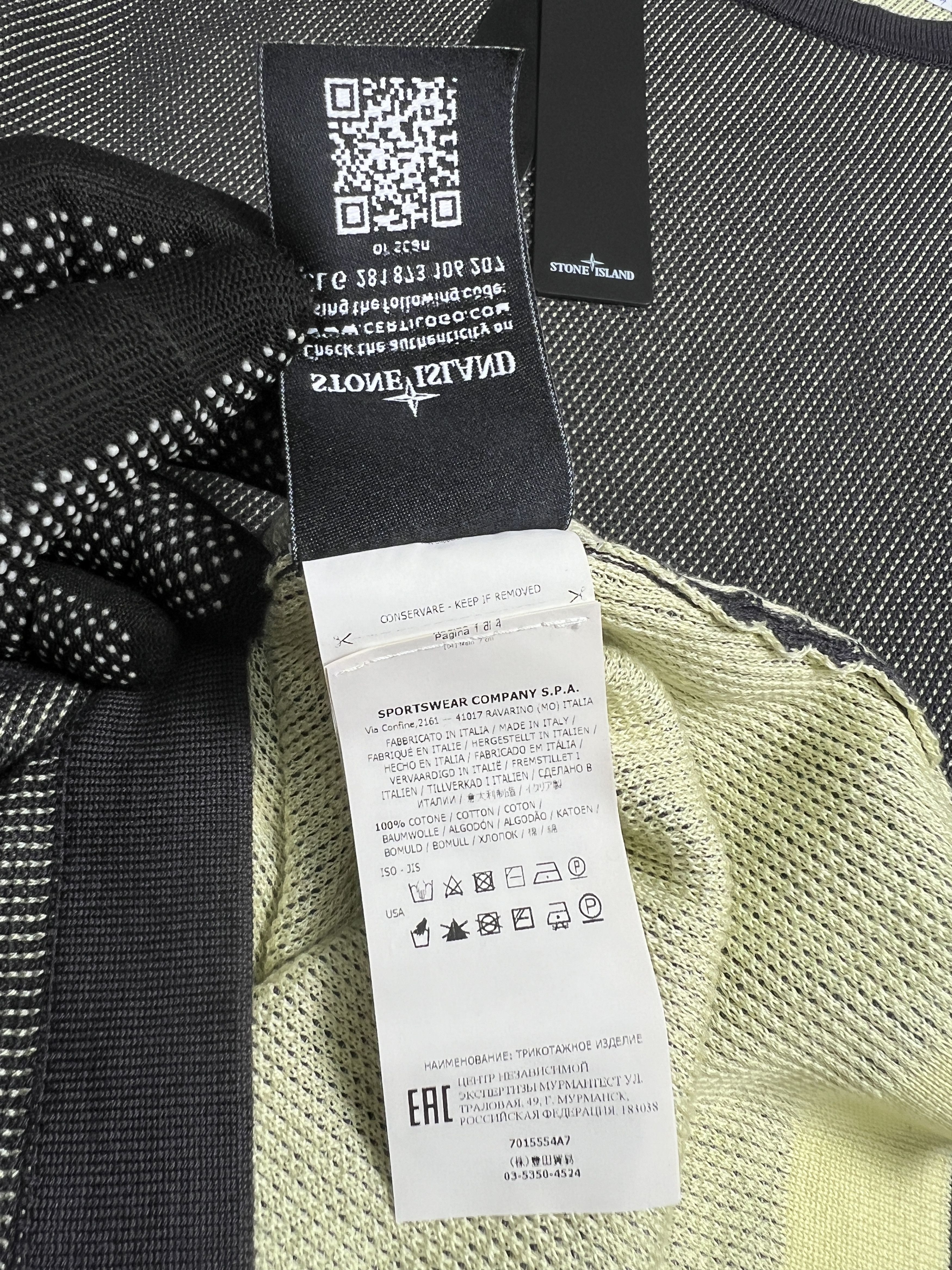 Stone Island *NWT Stone Island Two-Tone Knit Sweater (XL) JKA104 Size US XL / EU 56 / 4 - 6 Thumbnail
