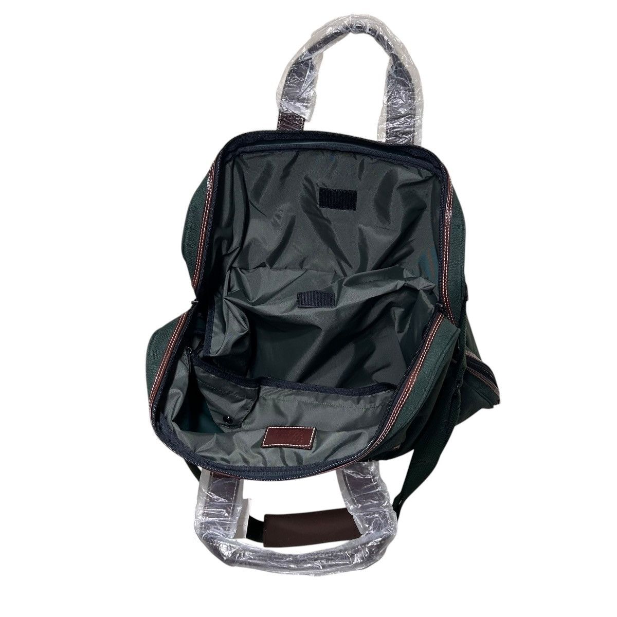 Issey Miyake 754 80s ISSEY MIYAKE IM PRODUCT vintage bag shoulder green Size ONE SIZE - 2 Thumbnail
