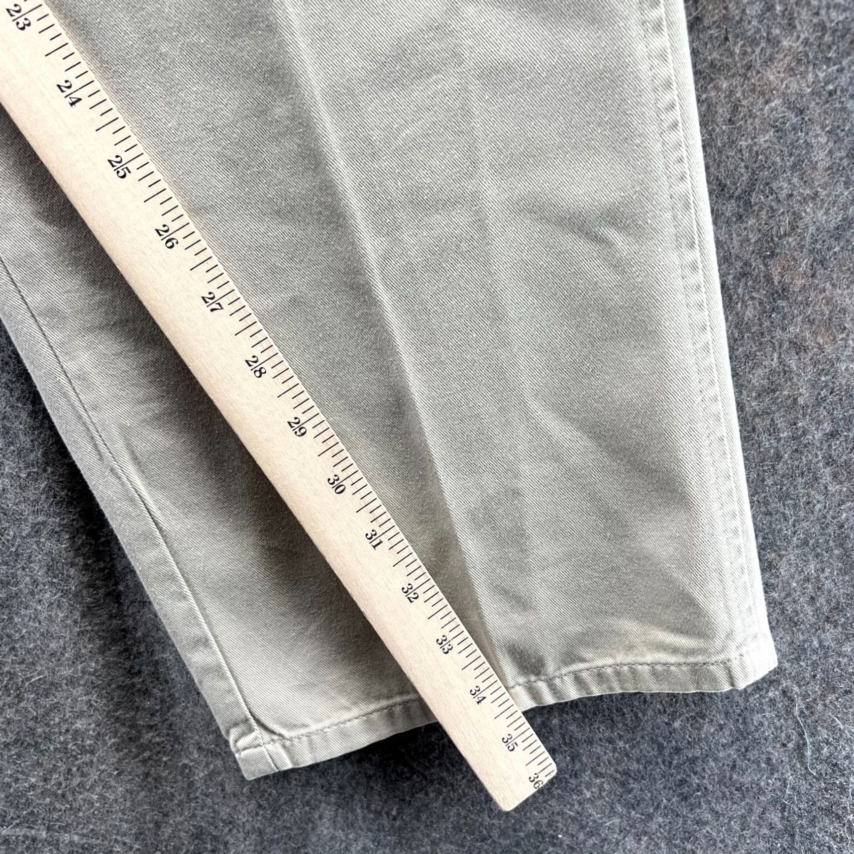 Polo Ralph Lauren VINTAGE Polo Ralph Lauren Pants Dress Men 36x30 Khaki Beige Pleated Straight 36 in Inseam 30in Size US M / EU 48-50 / 2 - 4 Thumbnail