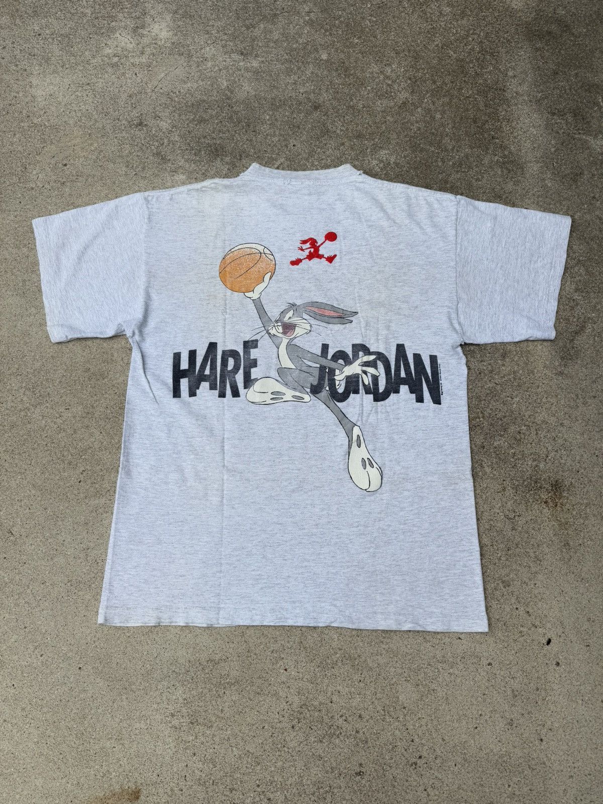 Nike × Vintage Vtg 90’s Jordan Nike Hare Bugs Bunny Graphic T-shirt Men’s L Size US L / EU 52-54 / 3 - 2 Thumbnail