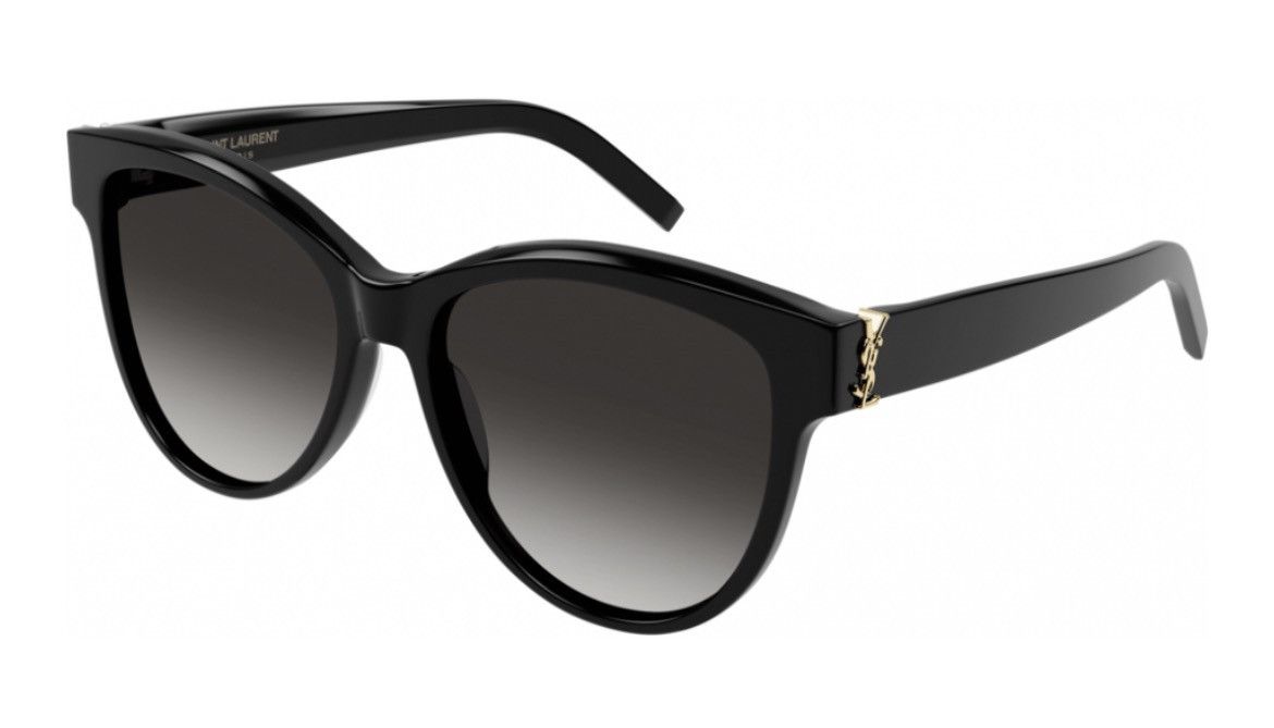 Saint Laurent Paris Saint Laurent Black Cat Eye SL 67 Black Women’s Sunglasses Size ONE SIZE - 1 Thumbnail