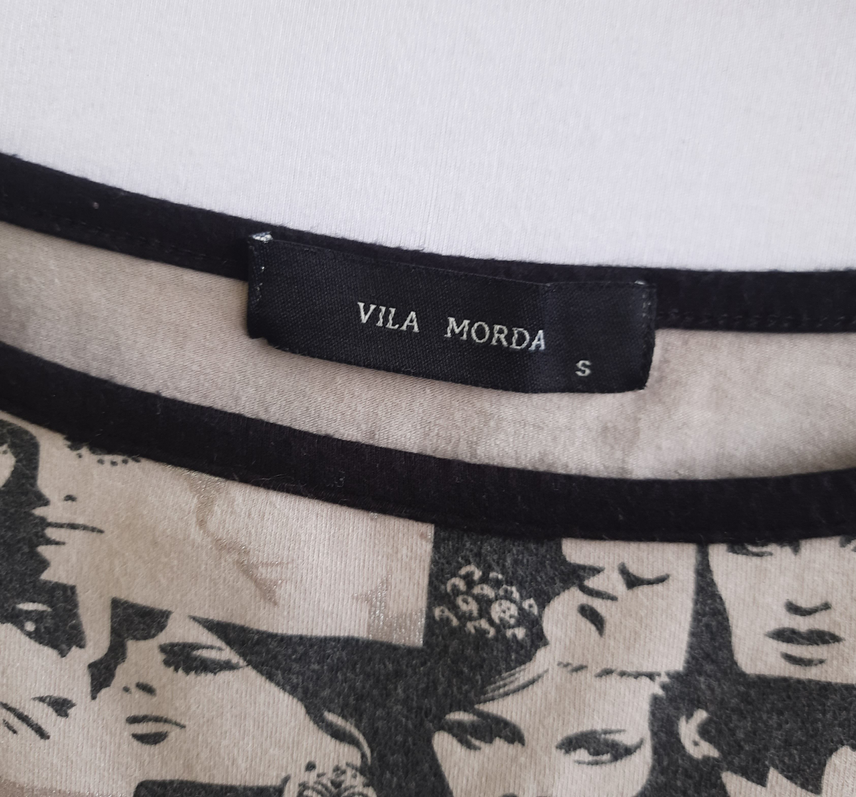 Japanese Brand Y2K Vila Morda AOP T-Shirt Grunge Size S / US 4 / IT 40 - 10 Thumbnail