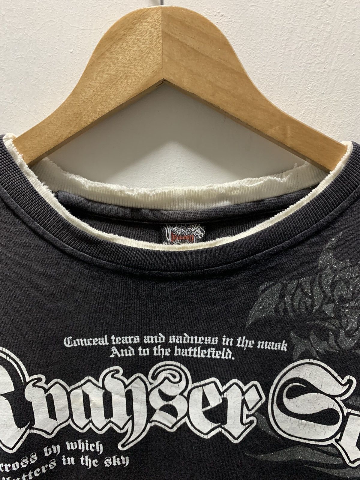 If Six Was Nine Beaumere Guardian Gae Bold Dragon poem Distressed Shirt Size US M / EU 48-50 / 2 - 4 Thumbnail