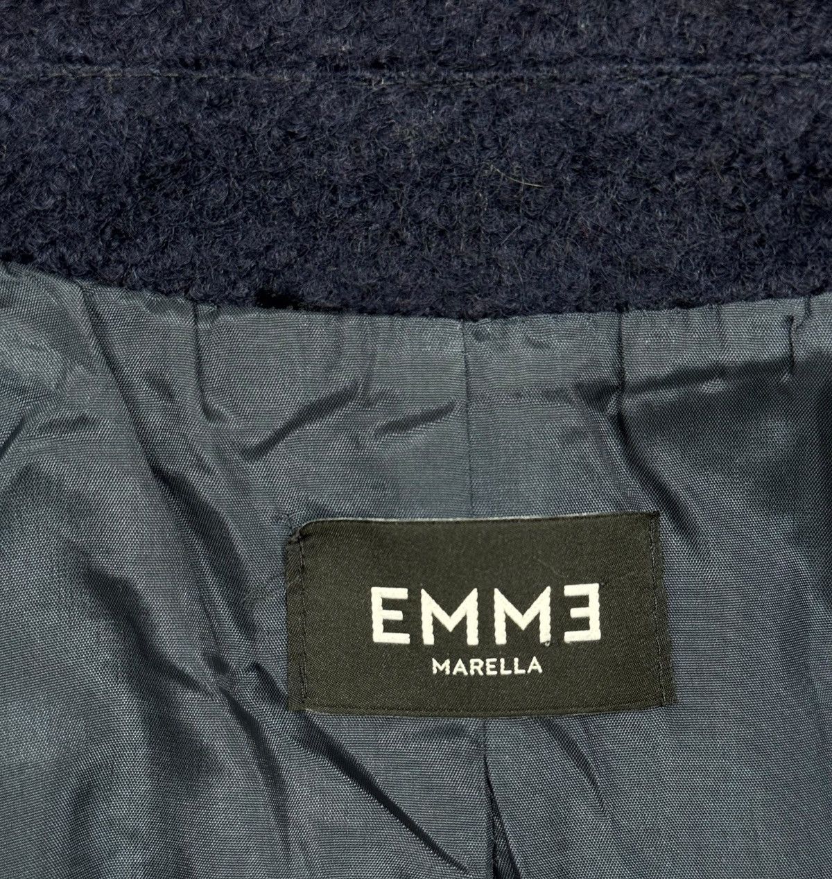 Marella Marella Emme Wool-Polyester Blue Coat size IT50 US14 Size XL / US 12-14 / IT 48-50 - 12 Thumbnail