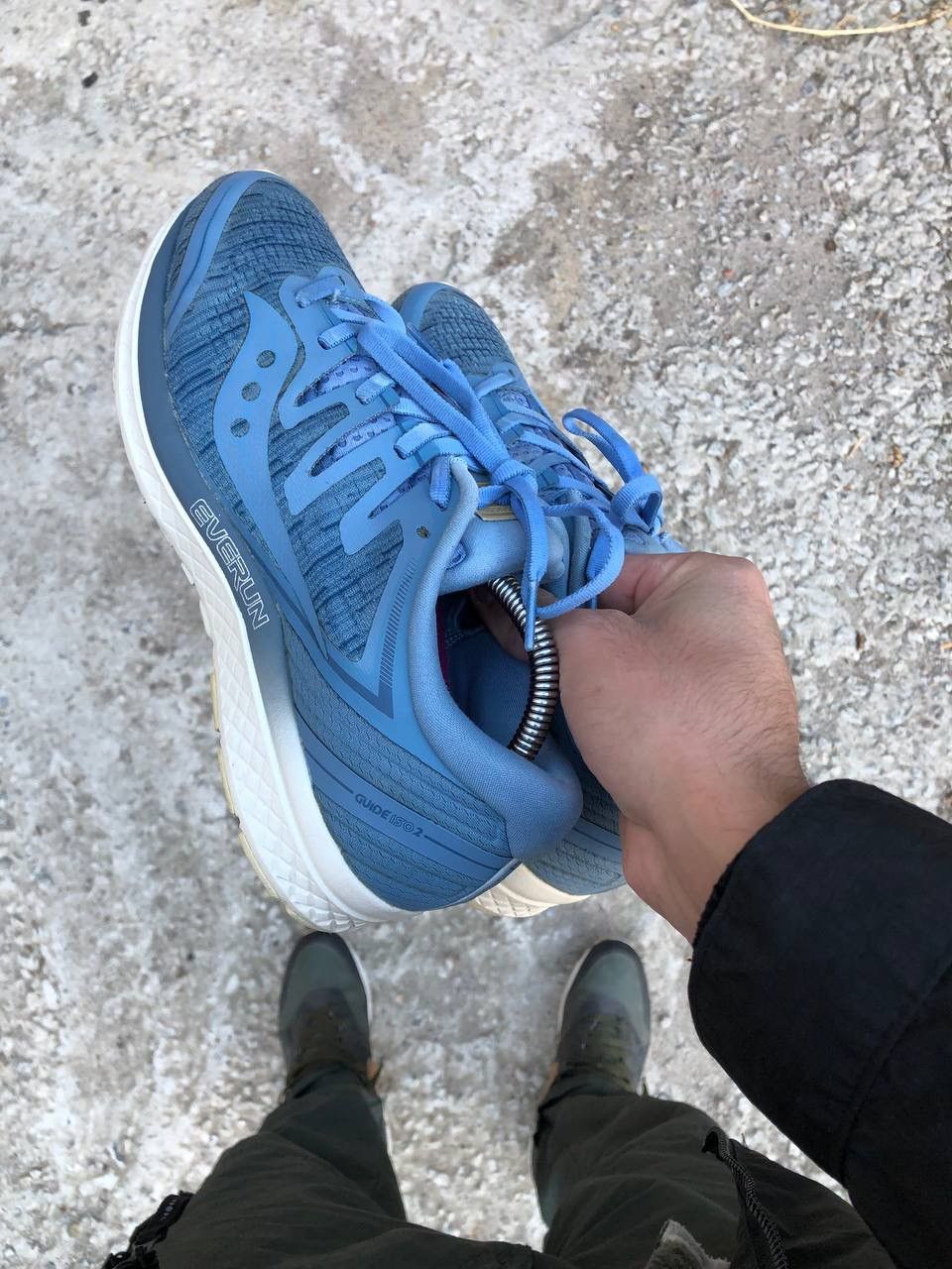 Saucony × Vintage VERY RARE SAUCONY GUIDE ISO 2 RUNNING SNEAKERS JAPAN STYLE Size US 10 / IT 40 - 6 Thumbnail