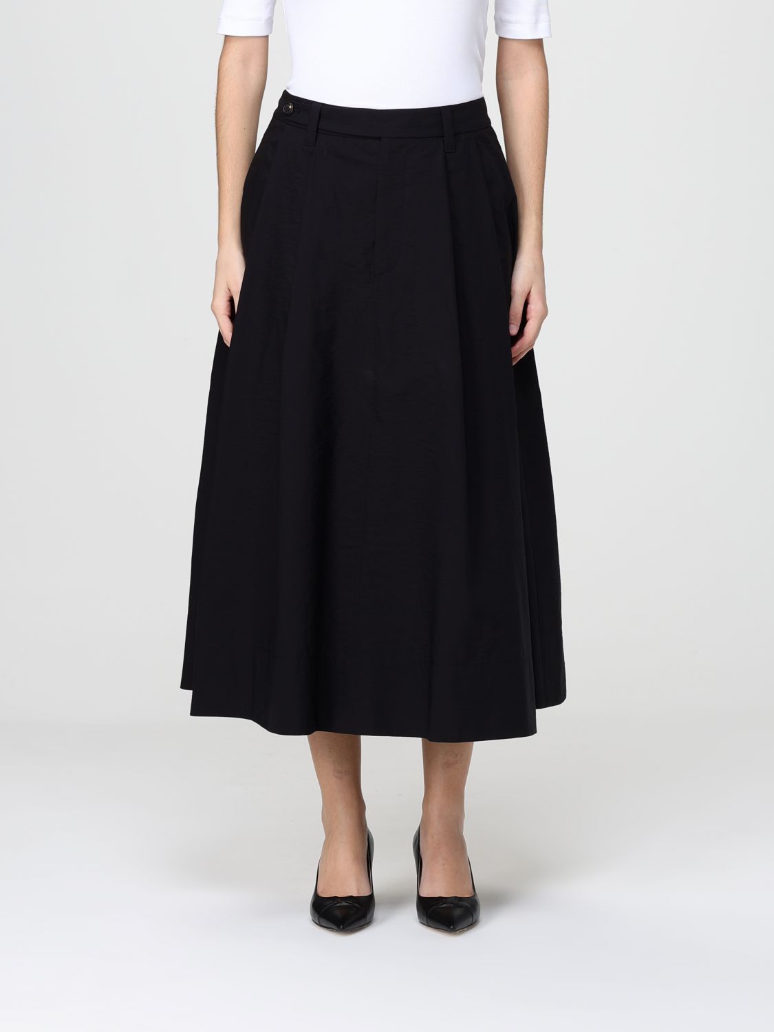 Brunello Cucinelli Brunello Cucinelli Skirt Woman Black Size 26" / US 2 / IT 38 - 1 Thumbnail