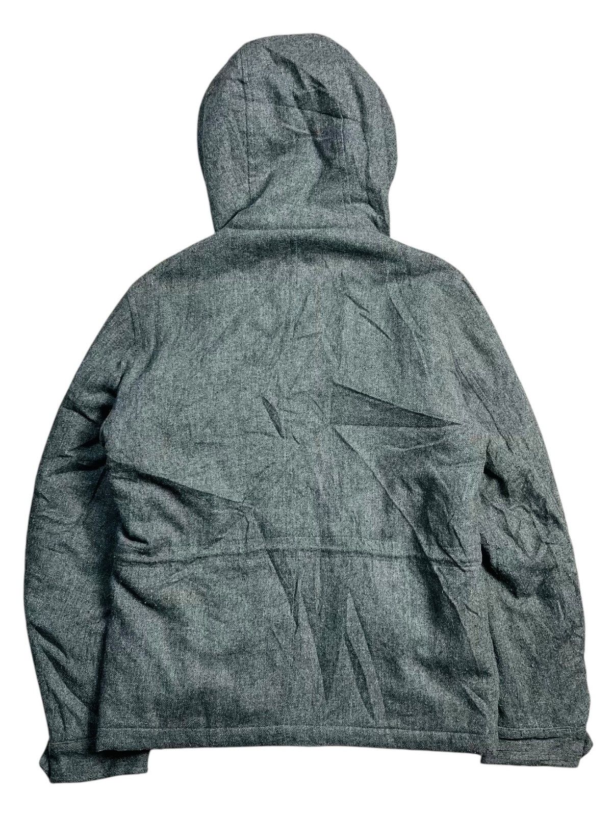ADAM ET ROPE × If Six Was Nine × Le Grande Bleu (L.G.B.) 2000s Adam Et Rope - Raccoon Fur Hoodie Wool Size US M / EU 48-50 / 2 - 3 Thumbnail