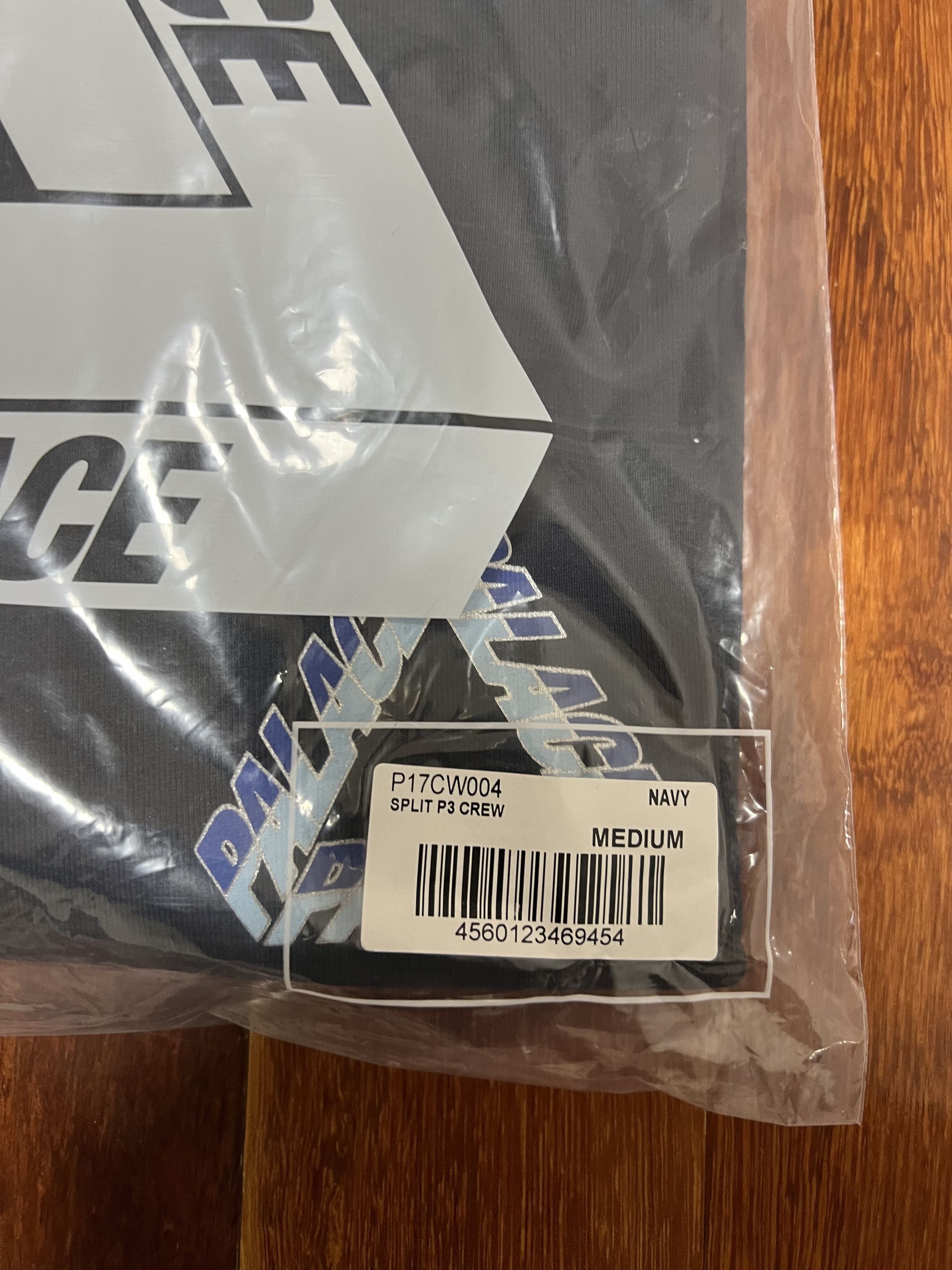Palace 💚 2019 Palace Split P3 Crew Navy Medium NEW Size US M / EU 48-50 / 2 - 11 Thumbnail
