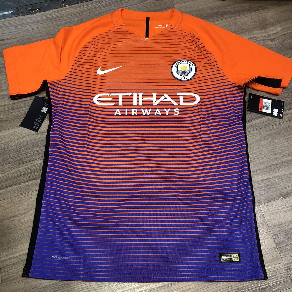 City Third Kit Man City Purple Orange Kit Nike Manchester City FC
