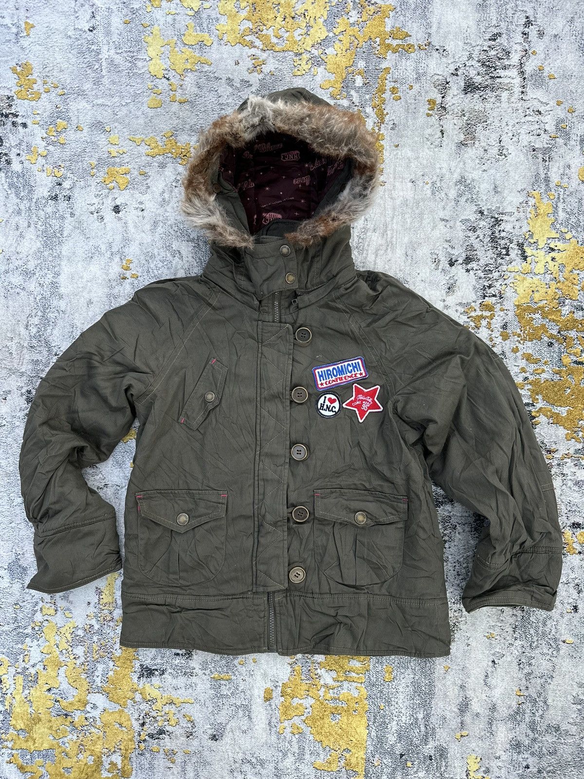 Hysteric Glamour WINTER SESSION IFSIX LGB STYLE HIROMICHI DOWN FUR JACKET Size US M / EU 48-50 / 2 - 1 Thumbnail