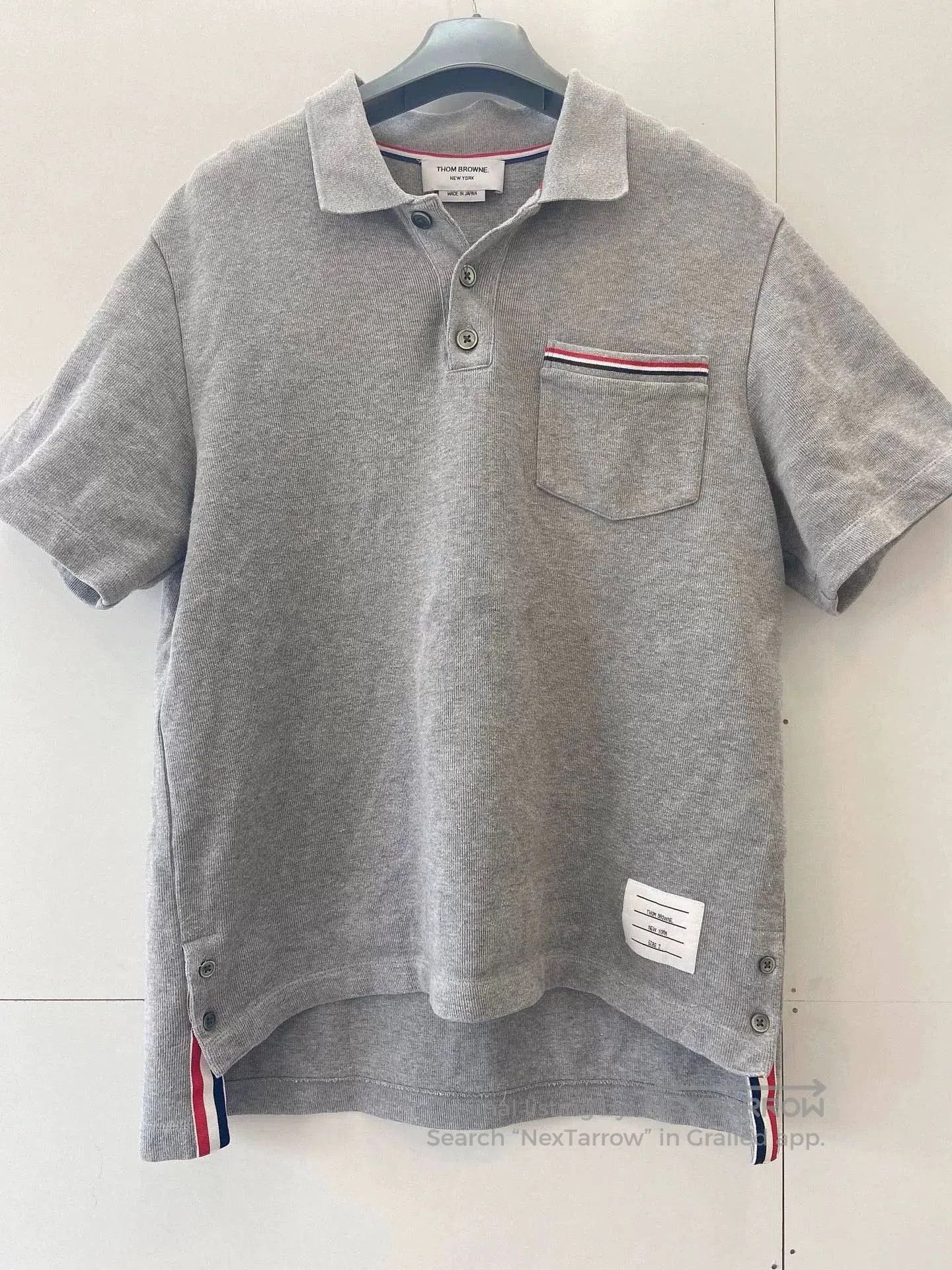 Thom Browne Men's Cotton Knit Polo.