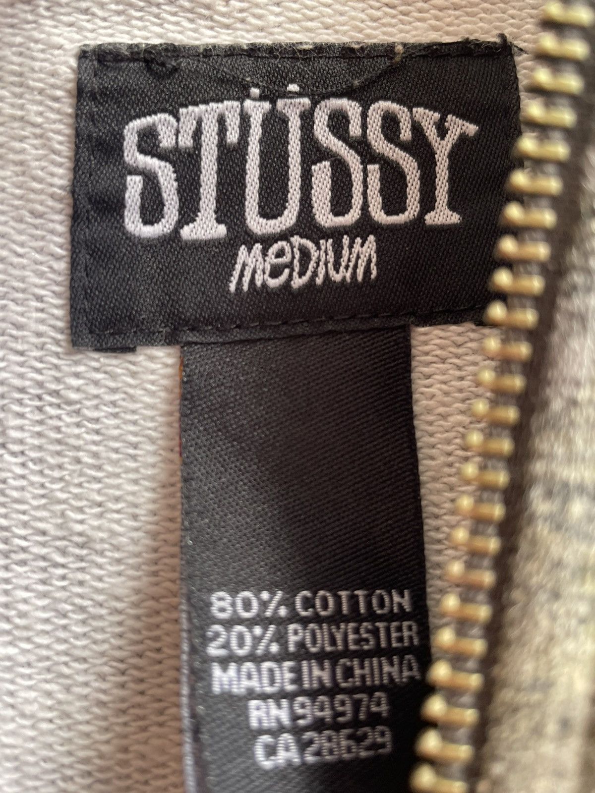 Stussy STUSSY ZIPPED HOODIE Size US M / EU 48-50 / 2 - 4 Thumbnail