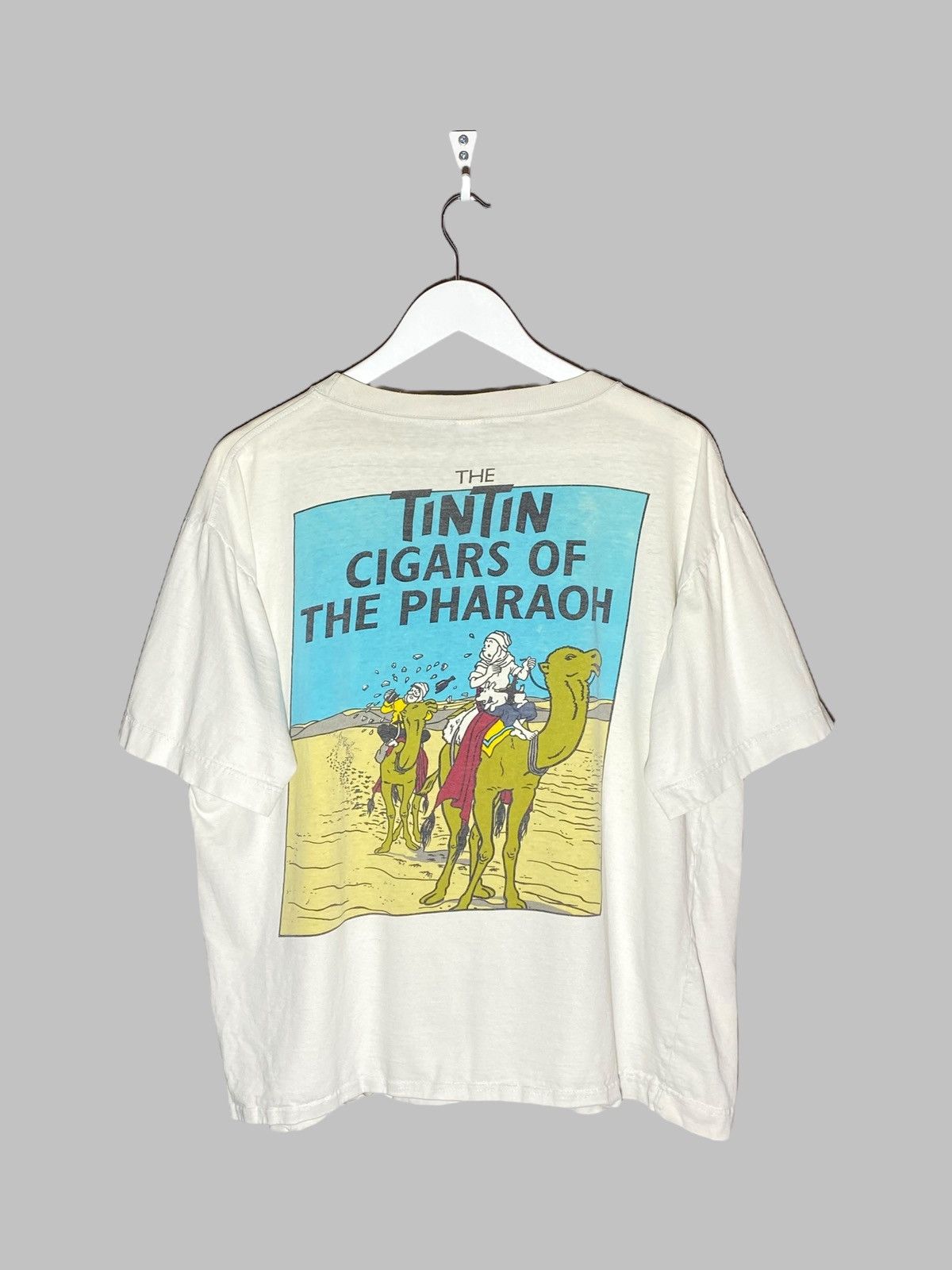 Cartoon Network Vintage Cartoon The Adventure Tintin Cigars Of The Pharaoh Size US M / EU 48-50 / 2 - 1 Thumbnail
