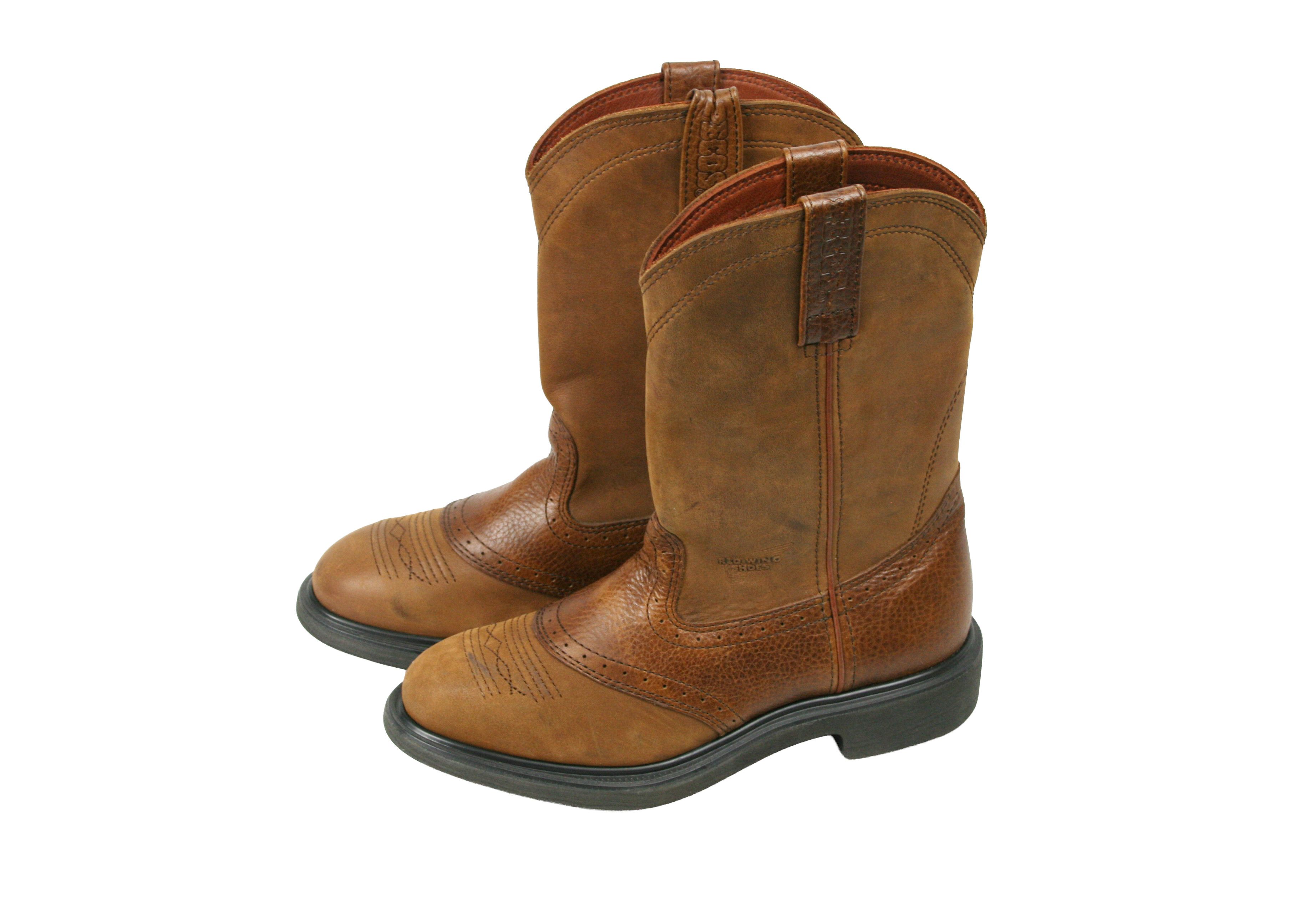 Red Wing 00S Pecos 1137 Western Cowboy Boots Made in USA Vintage Size US 8 / EU 41 - 3 Thumbnail