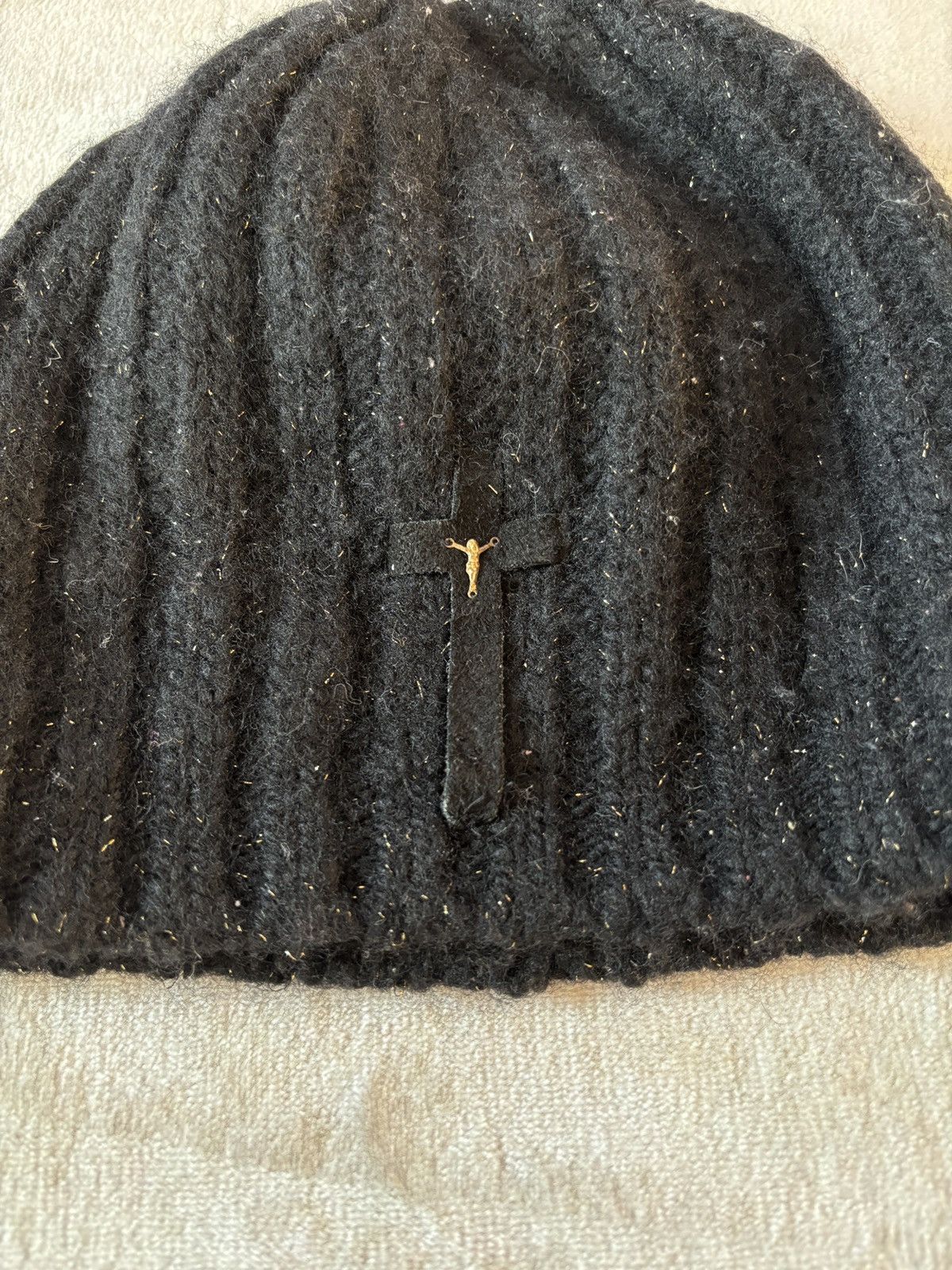 Le Grande Bleu (L.G.B.) L.G.B. cross beanie Size ONE SIZE - 2 Thumbnail