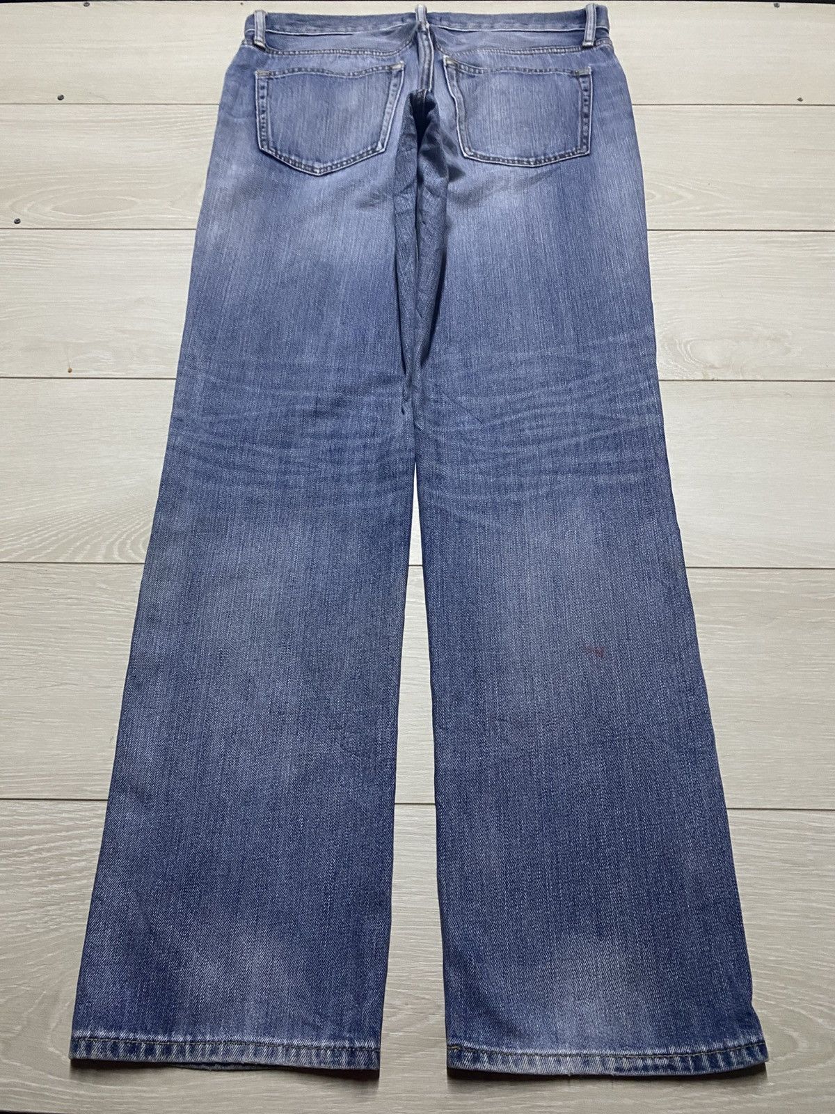 Helmut Lang Vintage Japanese Brand Uniqlo Faded Wash Distressed Jeans Size US 34 / EU 50 - 2 Thumbnail