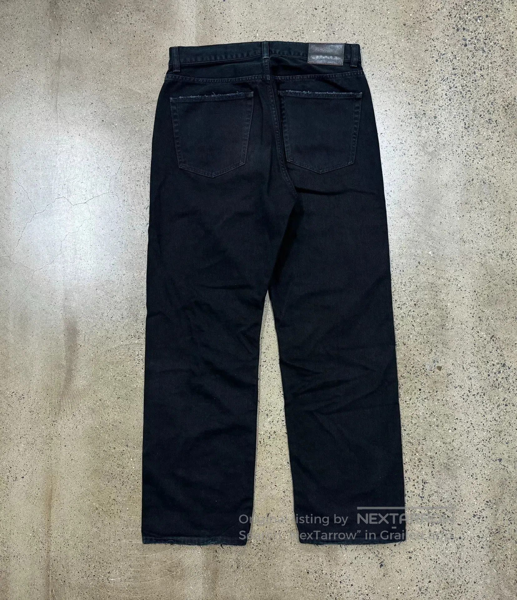 Vuja De Vuja De Relaxed-Fit Black Denim Jeans. Size US 44 / EU 60 - 2 Thumbnail
