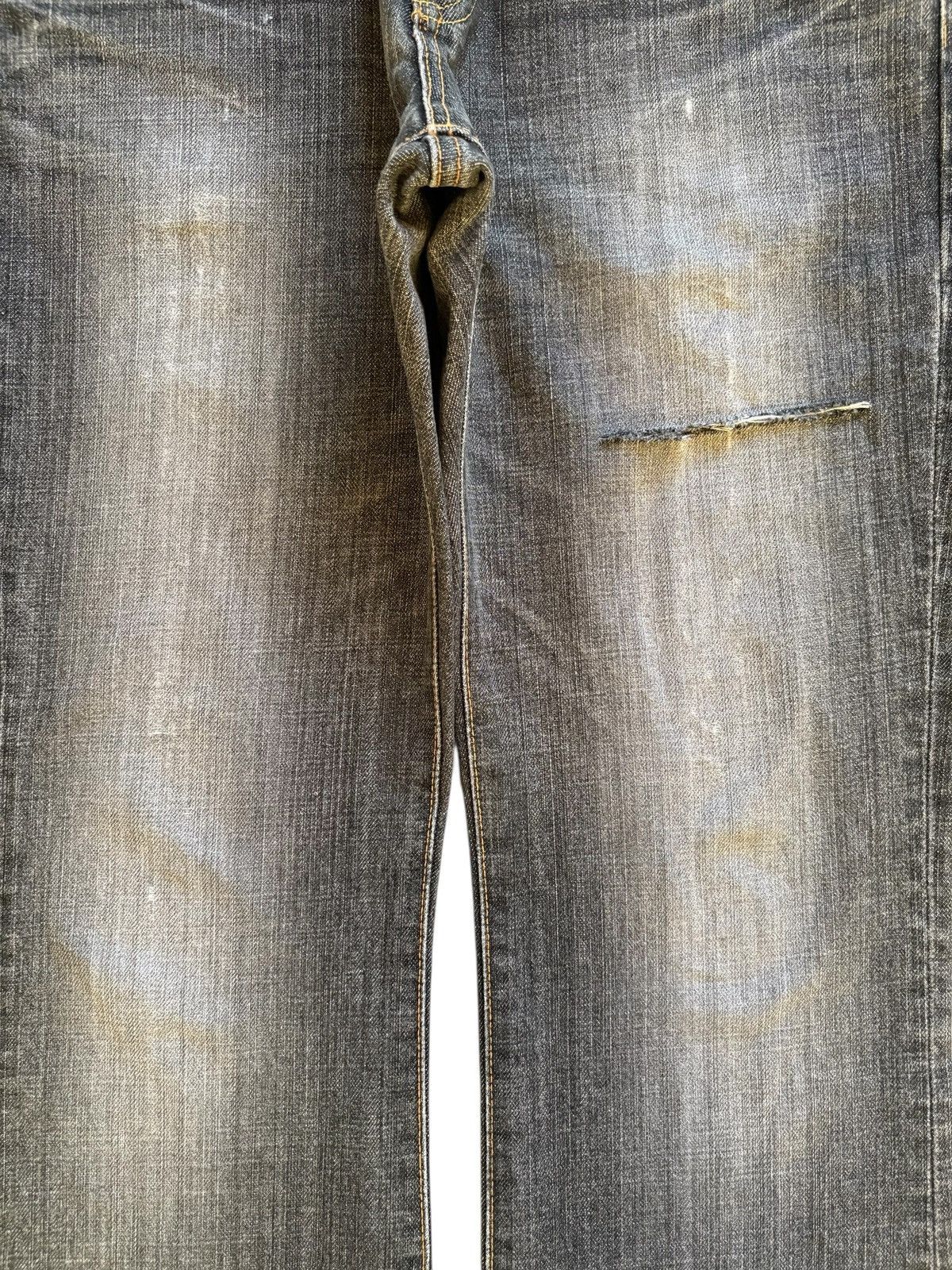 Edwin × Japanese Brand Exclusive Vintage Edwin Distressed Ripped Bootcut Flare Jean Size US 32 / EU 48 - 5 Thumbnail