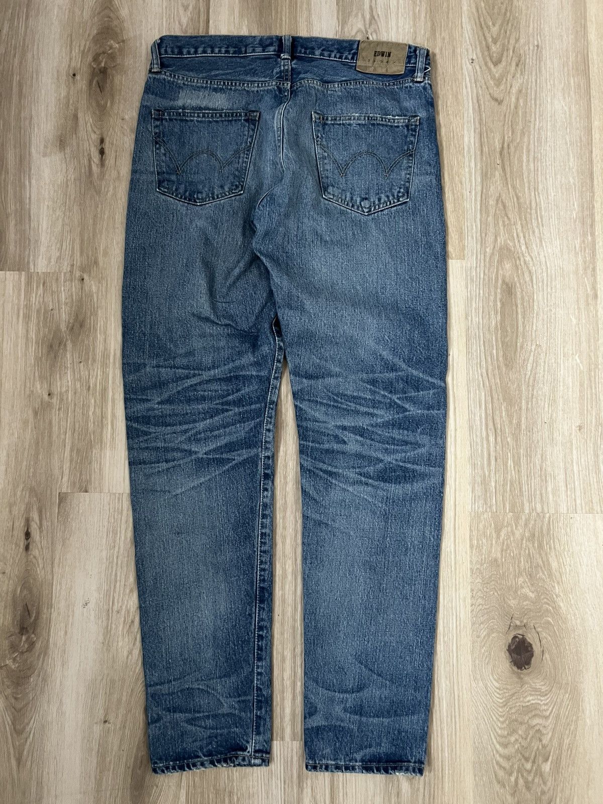 Edwin Blue selvedge denim edwin made in japan rare washed Size US 32 / EU 48 - 8 Thumbnail