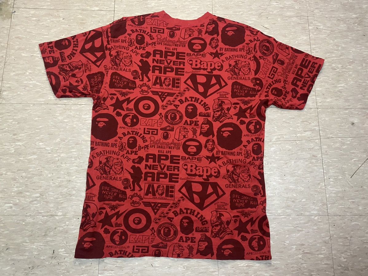 Bape Bape All Over Print T-shirt Size US M / EU 48-50 / 2 - 15 Thumbnail