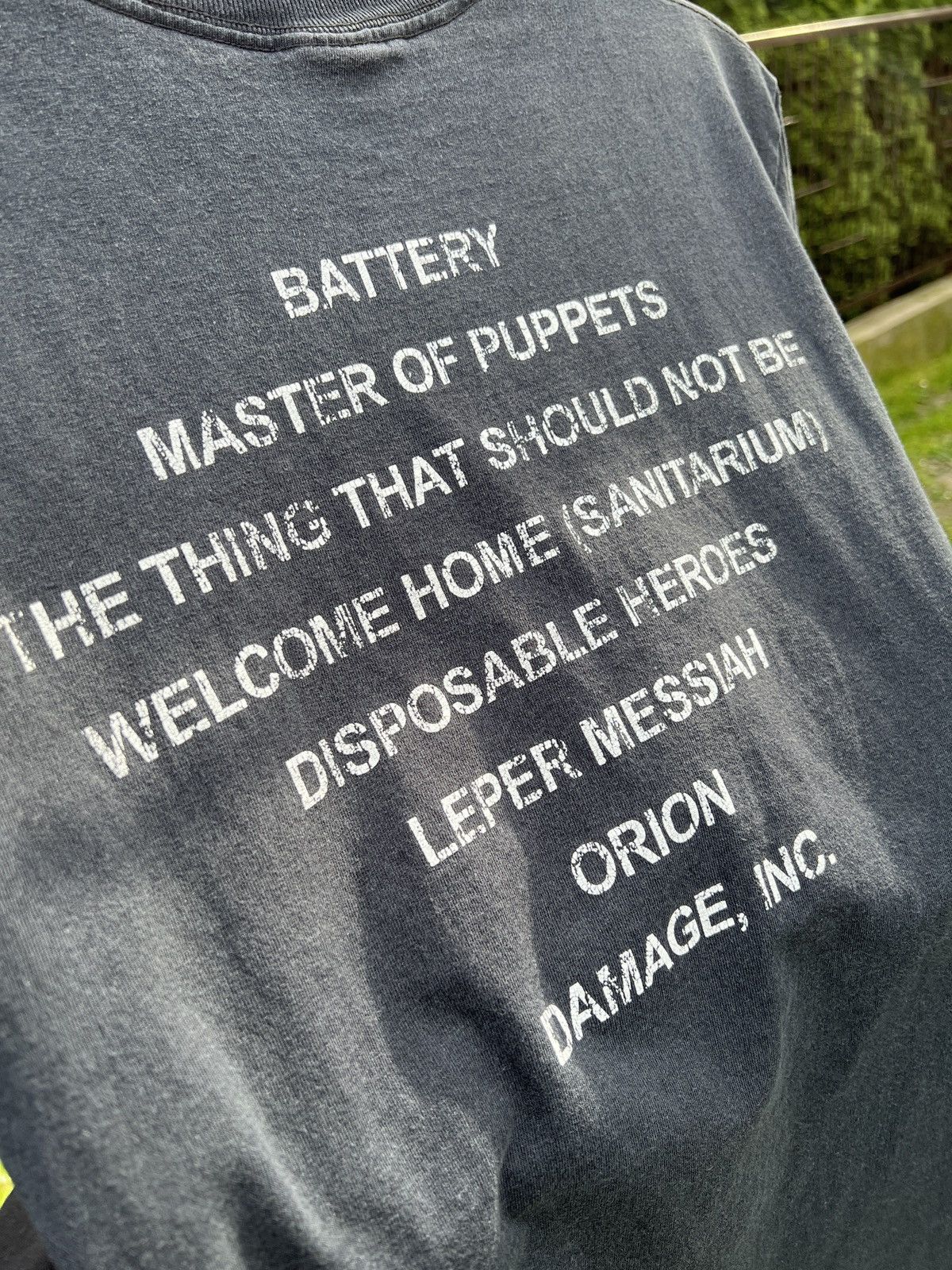 Band Tees × Metallica × Vintage Vintage Metallica “ master of puppets “ jerzees tee 00s Size US M / EU 48-50 / 2 - 5 Thumbnail