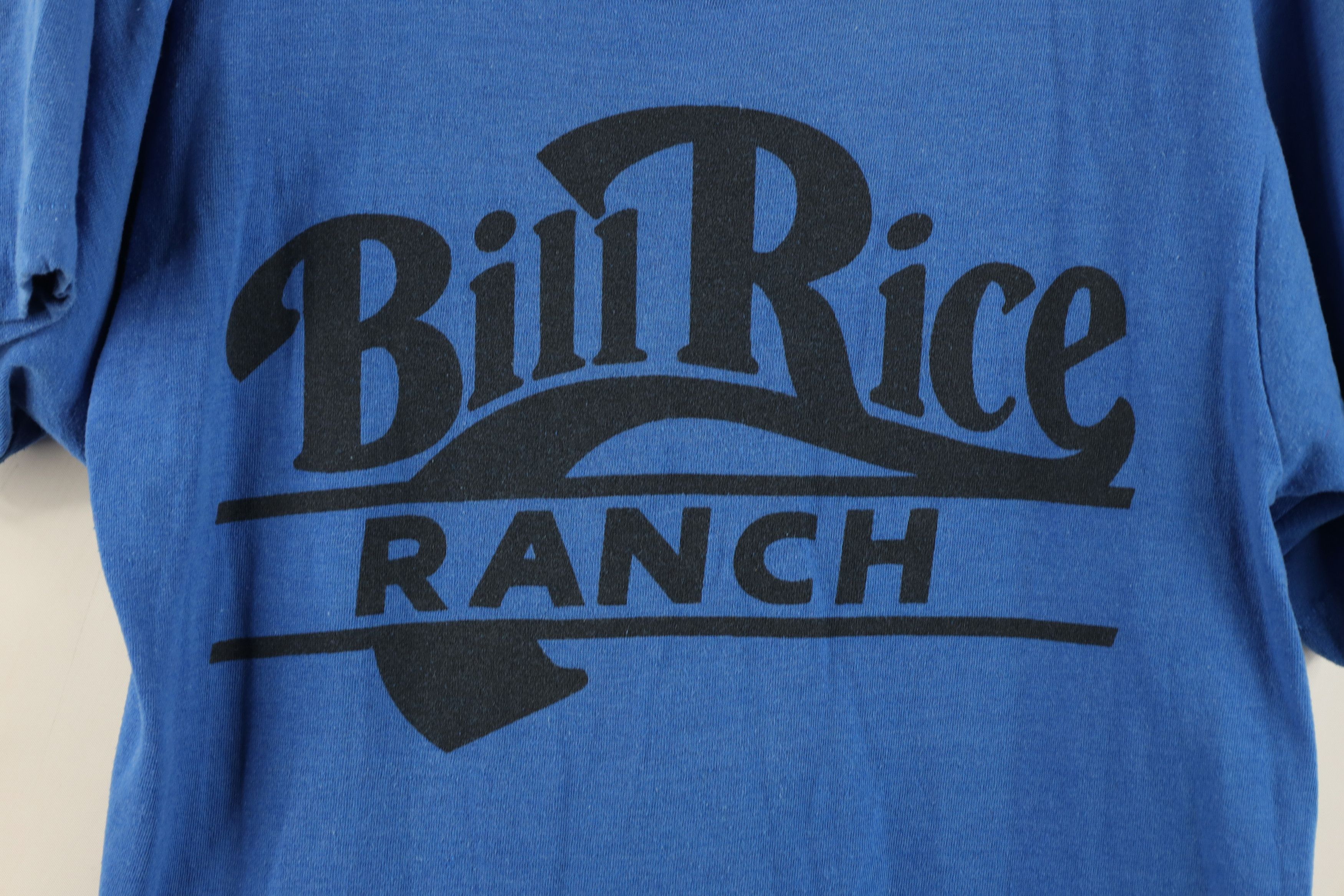Vintage Vintage 90s Bill Rice Ranch Ministry T-Shirt Blue USA Size M / US 6-8 / IT 42-44 - 4 Thumbnail