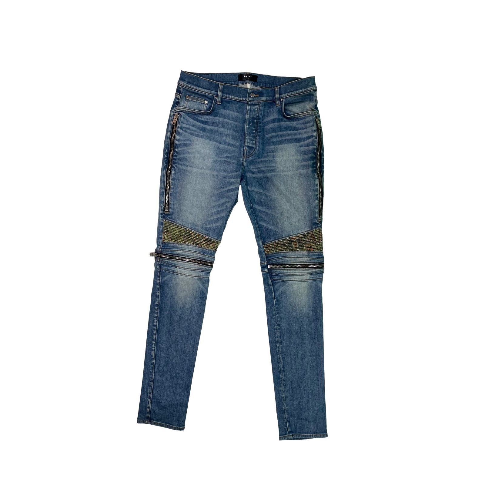 Amiri Amiri Indigo Paisley Jeans Size US 36 / EU 52 - 1 Thumbnail