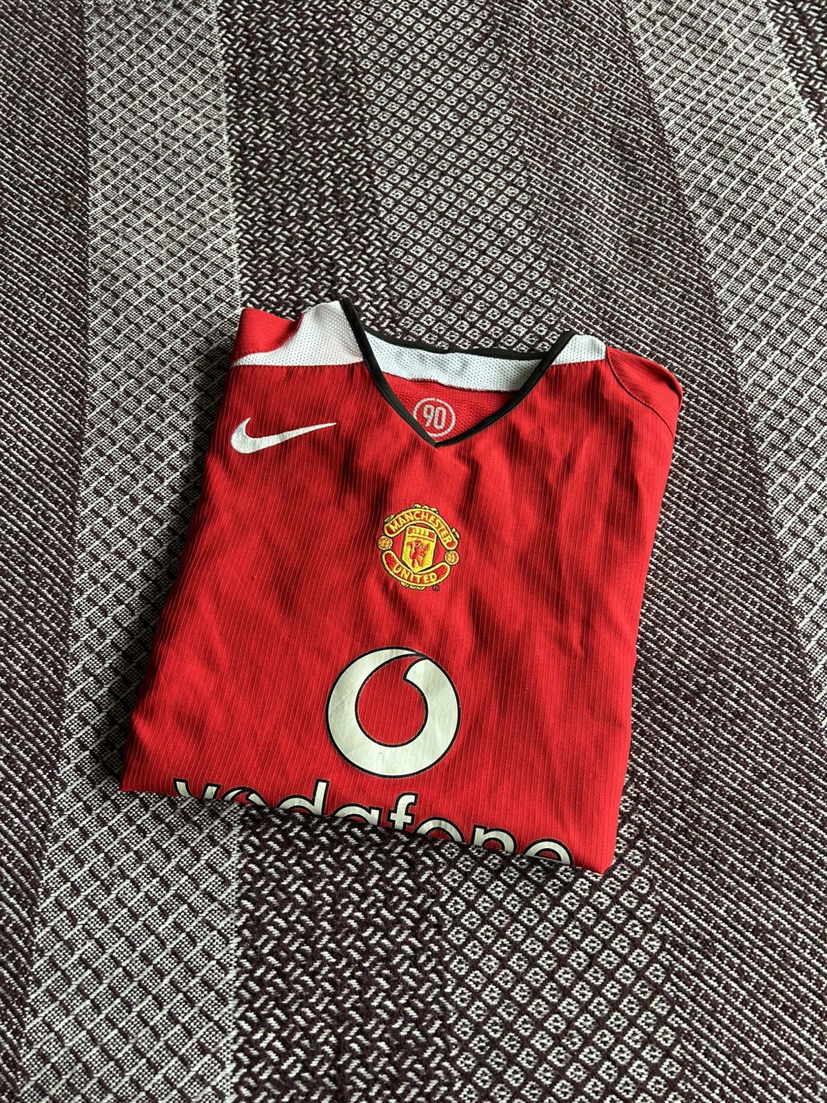Nike × Vintage Manchester United 2004/2005 Home Shirt Youth Kids M 140-152 Size US XXS / EU 40 - 11 Thumbnail