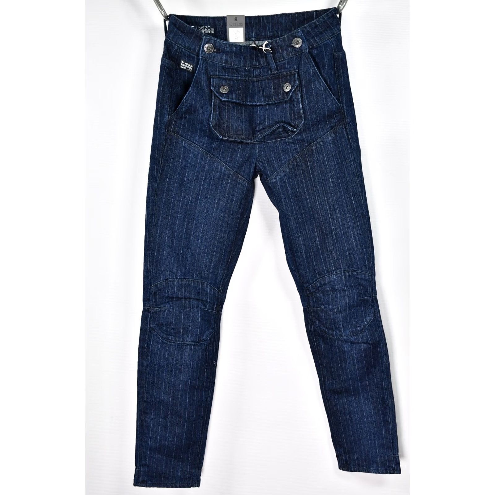 G-Star G-Star 5620 3D POUCH STRIPE DENIM RINSED WOMEN Jeans W23 L32 Boyfriend XS Size 40" / US 18 - 2 Thumbnail