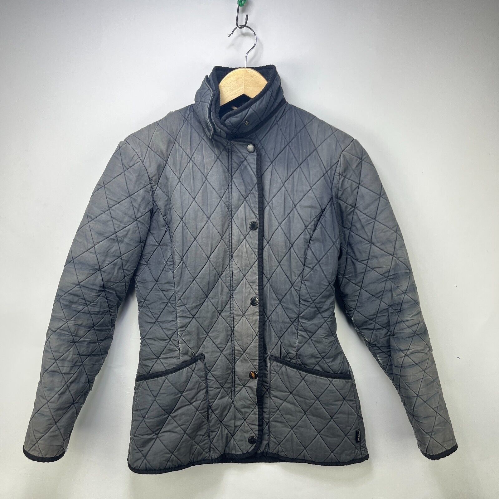 Barbour × Vintage Vintage Barbour Sun Faded Quilted Jacket Womens USA 4 Size S / US 4 / IT 40 - 1 Thumbnail