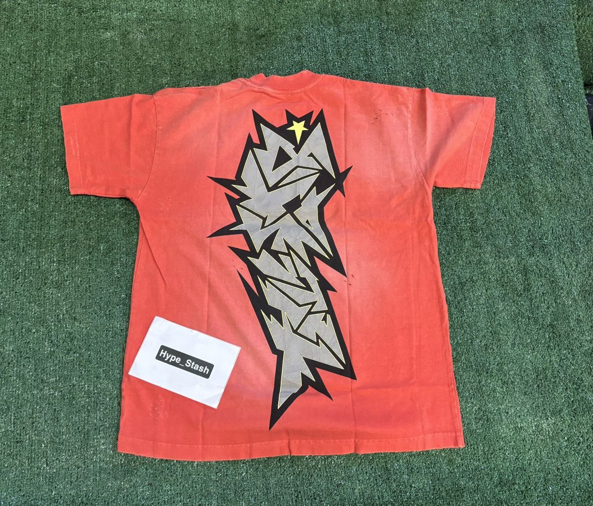 HELLSTAR Hellstar Red Crack Print Tee Size US S / EU 44-46 / 1 - 2 Thumbnail