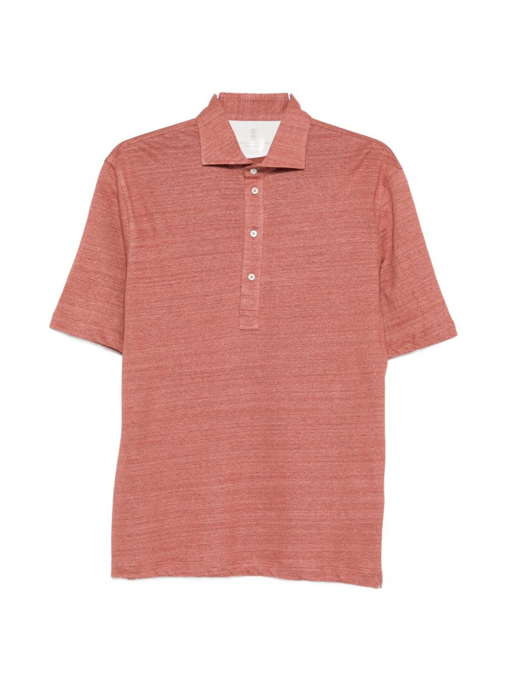 Brunello Cucinelli LINEN AND COTTON POLO SHIRT Size US XL / EU 56 / 4 - 1 Thumbnail