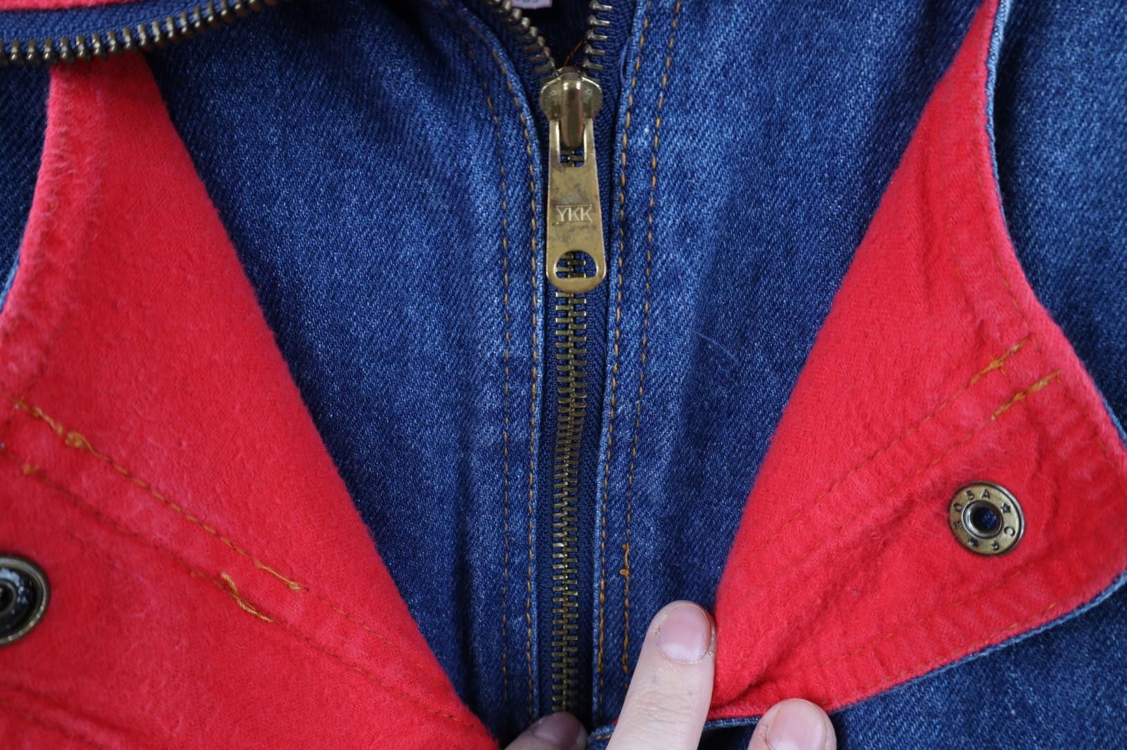 Vintage Vintage 80s 90s Streetwear Quilted Denim Jean Bomber Jacket Size M / US 6-8 / IT 42-44 - 8 Thumbnail