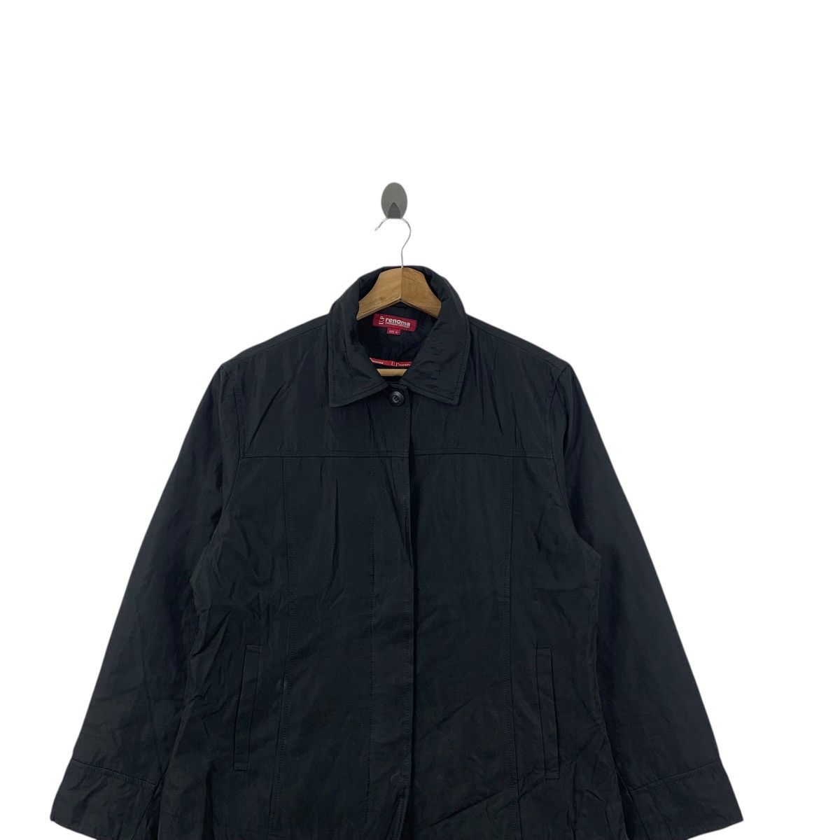 Vintage Vintage UP RENOMA PARIS Uniforme Prestige Black Jacket Parka Size L / US 10 / IT 46 - 2 Thumbnail