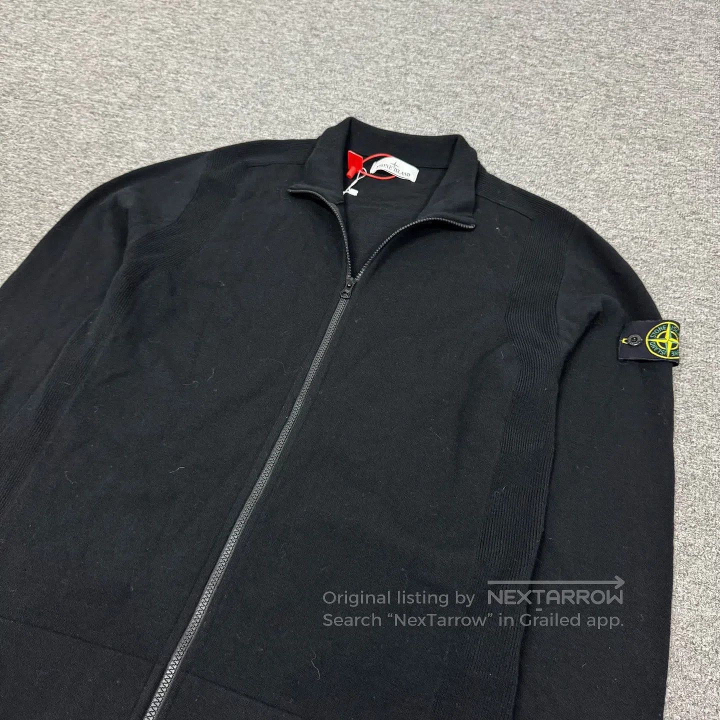 Stone Island STONE ISLAND Armhole logo; wool; zipper jacket| Size US L / EU 52-54 / 3 - 3 Thumbnail