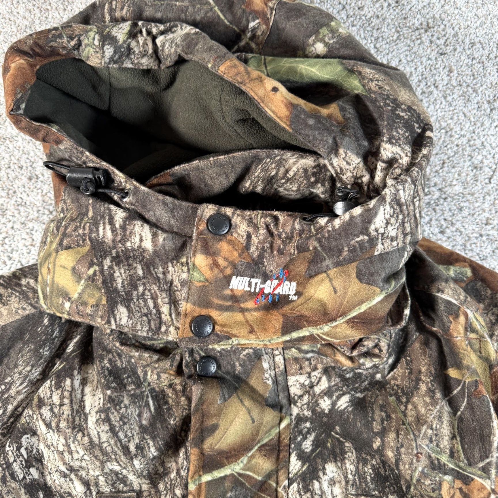 Remington 3-in-1 Insulated Hunting Jacket Mens XL Camo Multi Guard Thermore Coat