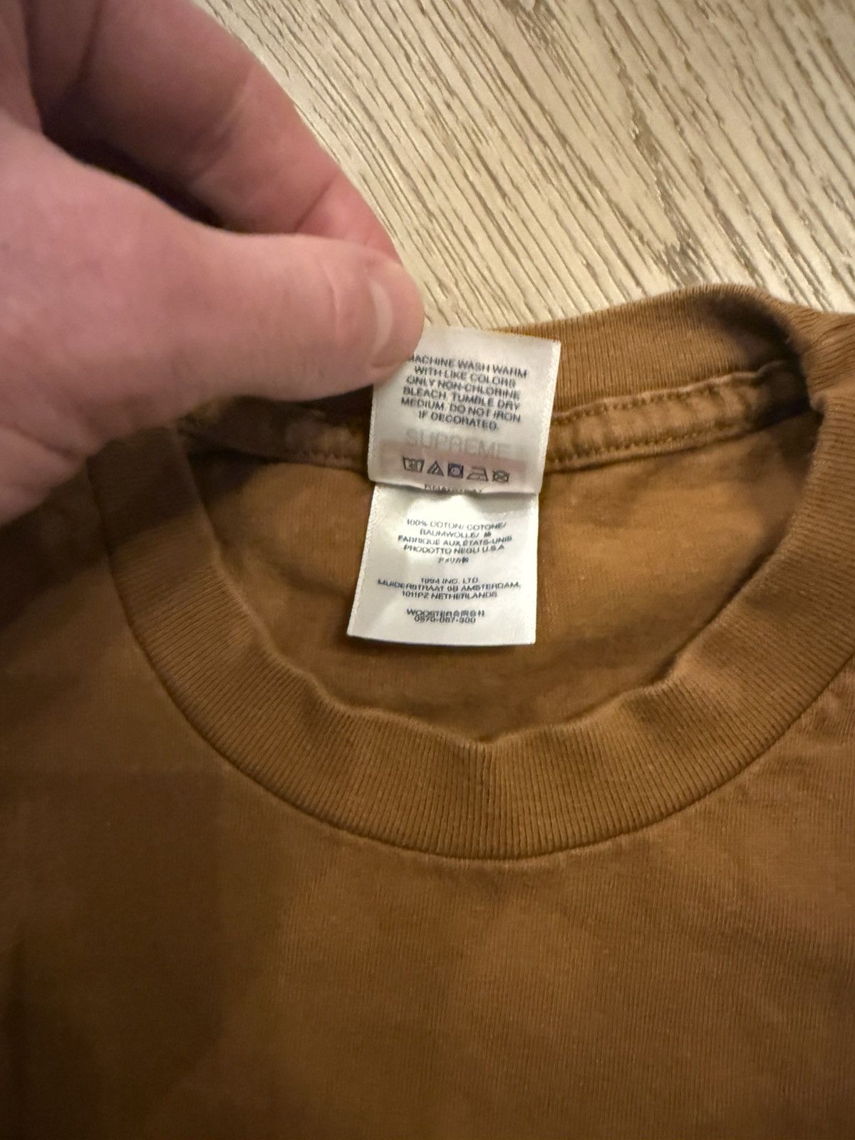 Supreme Arabic Logo Tee Size US XL / EU 56 / 4 - 5 Thumbnail