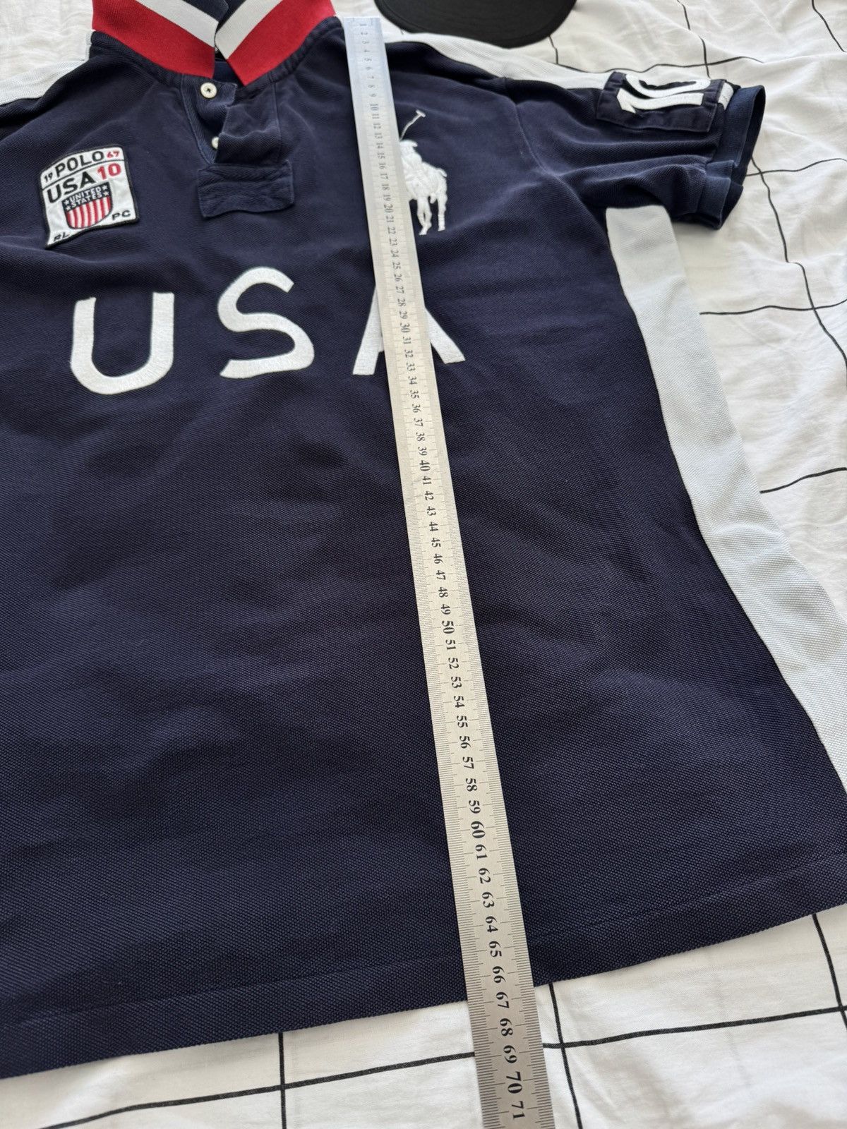 Polo Ralph Lauren Rare Ralph Lauren USA Polo T Shirt Tee Chief Keef New York Size US L / EU 52-54 / 3 - 23 Thumbnail