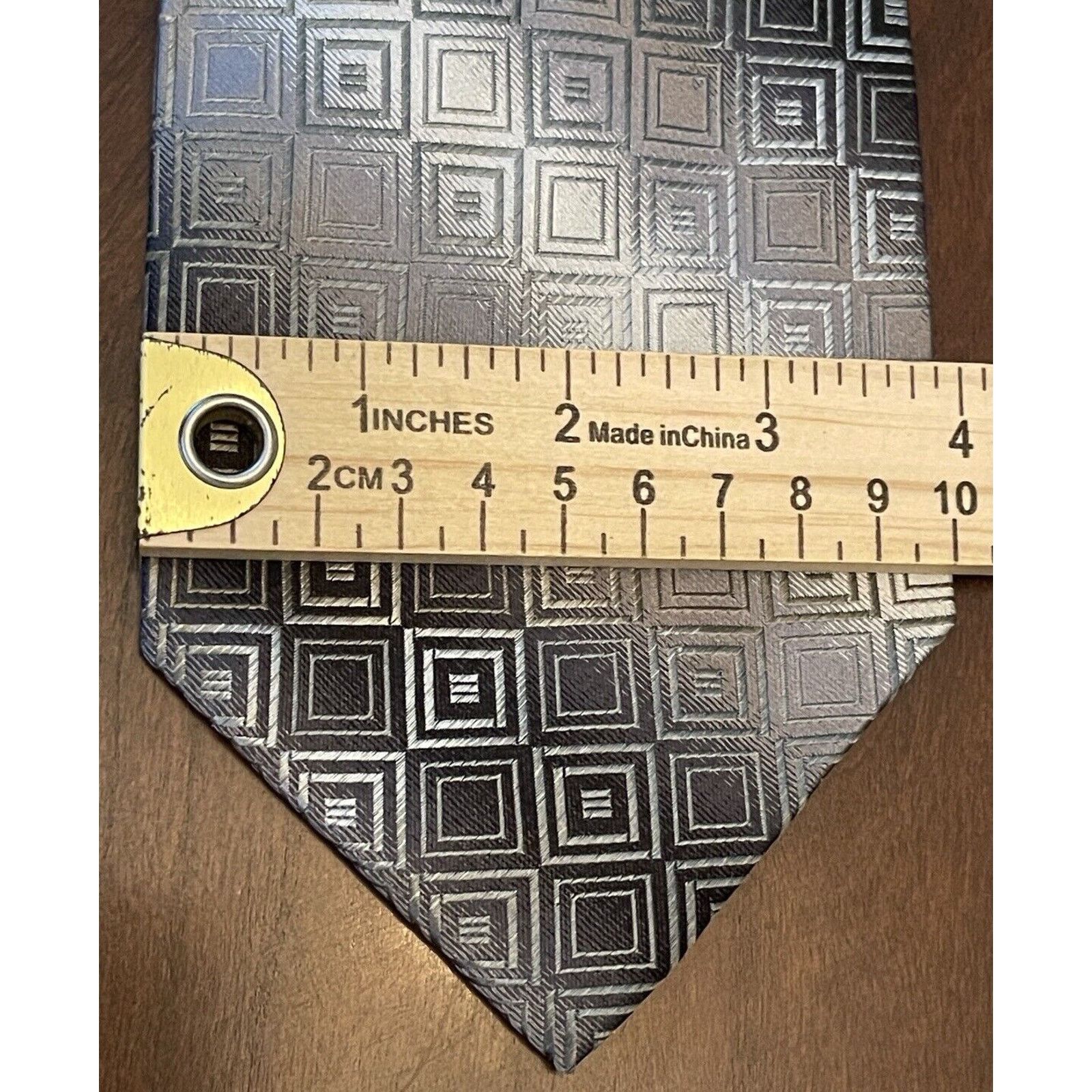 Pronto Uomo Pronto Uomo Hand Made 100% Silk Men’s Neck Tie Made In China Size ONE SIZE - 4 Thumbnail