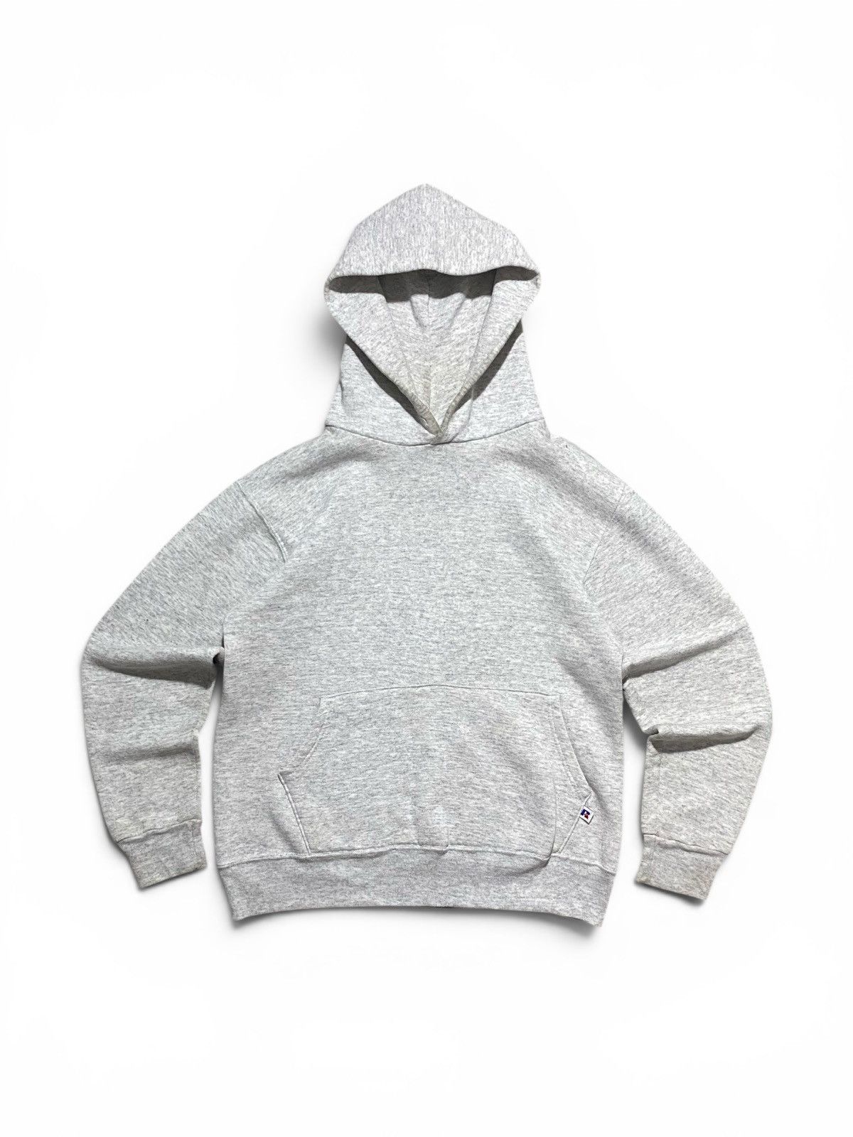 Russell Athletic 90s Vintage Russell Athletic Blank Hoodie Grey - M Size US M / EU 48-50 / 2 - 1 Thumbnail
