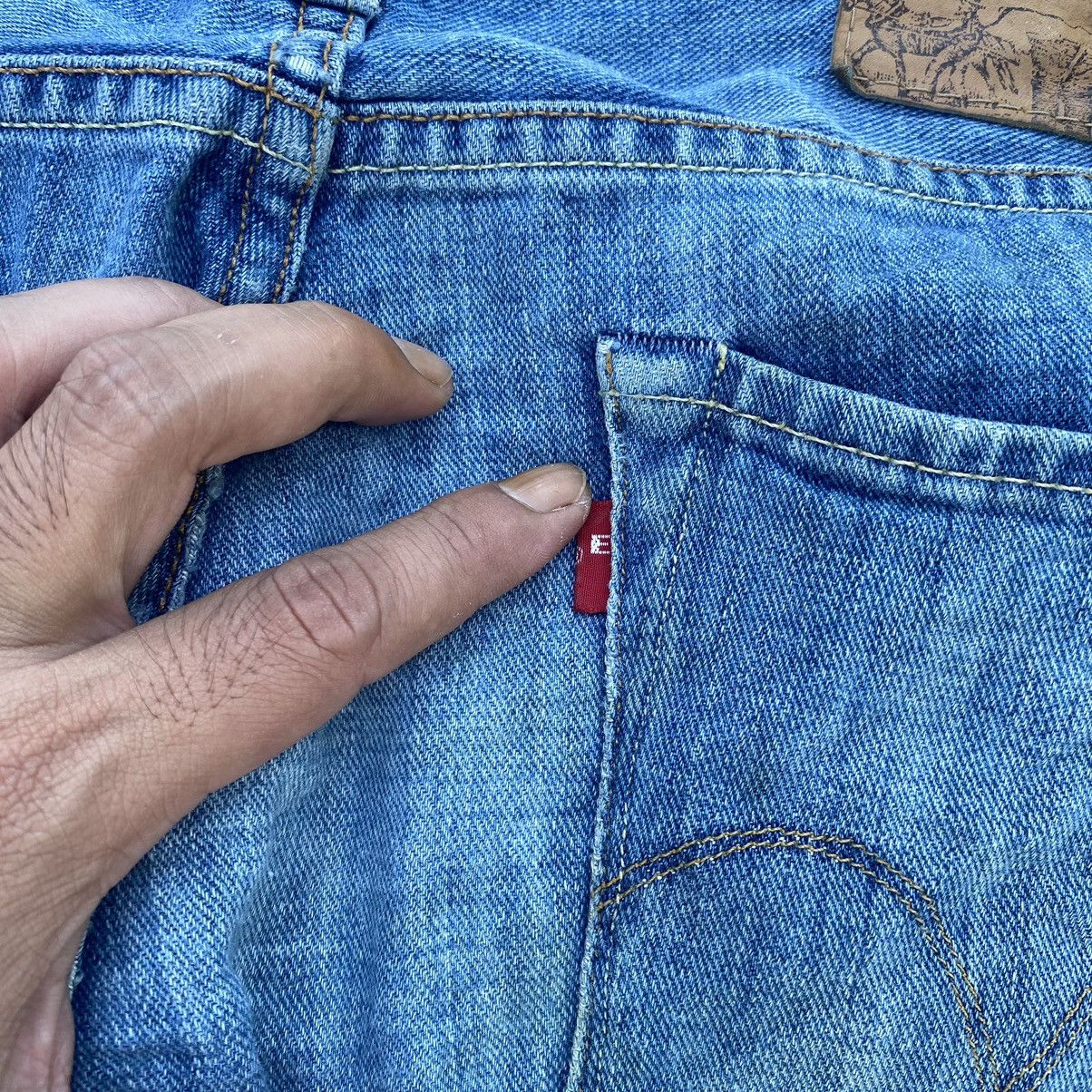 Handmade × Levi's × Vintage Vintage Levis Capital E Hesher Boot Flare Denim Jeans Size US 31 - 14 Thumbnail