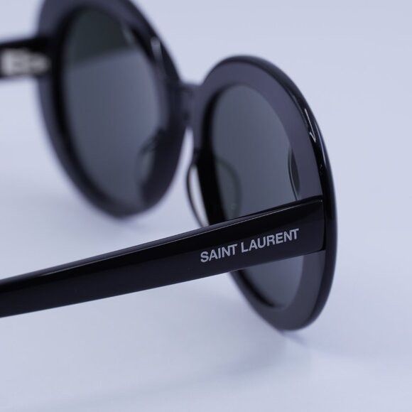 Saint Laurent Paris New Saint Laurent SL98 CALIFORNIA 002 Sunglasses - Black Size ONE SIZE - 5 Thumbnail