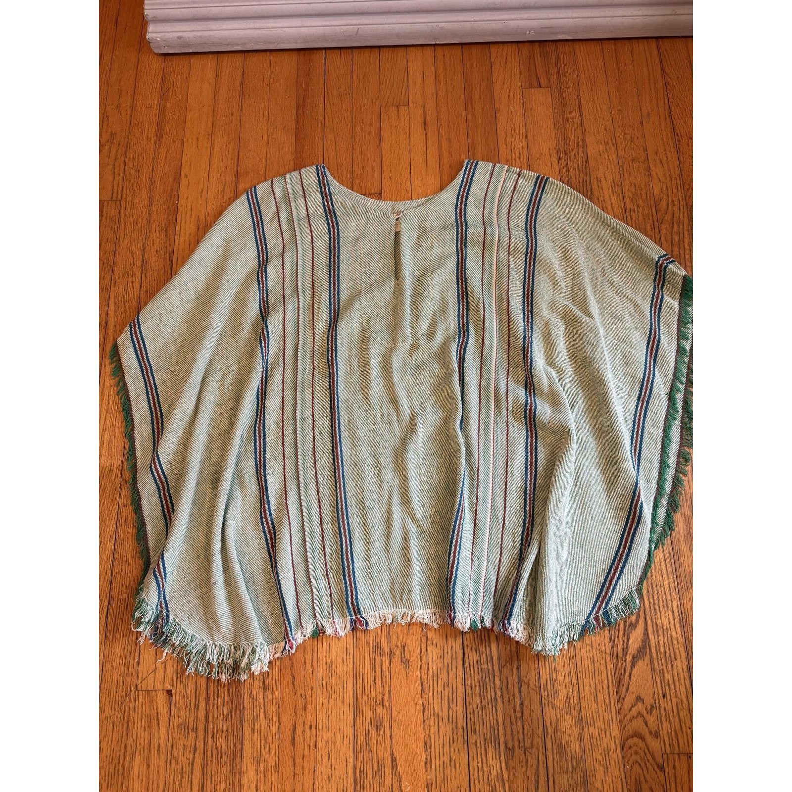 Other Jen's Pirate Booty Poncho Womens Fringe Boho Serape Ruana Size ONE SIZE - 1 Thumbnail