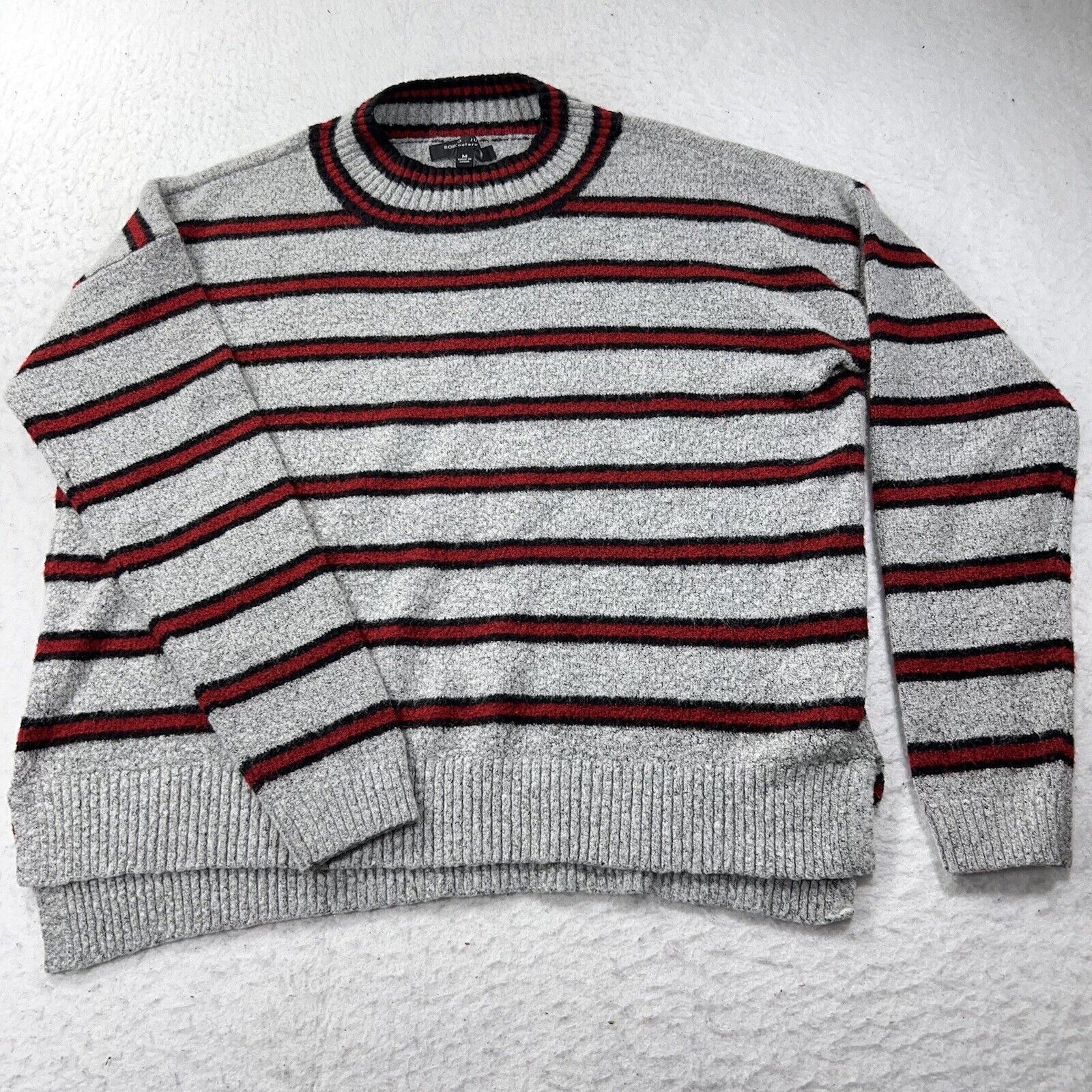 Other Romeo + Juliet Couture Gray Red Black Crewneck Sweater Size M / US 6-8 / IT 42-44 - 1 Thumbnail