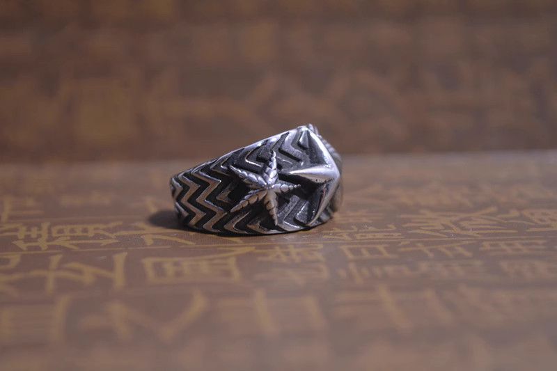 Jewelry Modern Jewelry Rings Open Size Chrome Ring (Size 7-13) Size ONE SIZE - 3 Thumbnail