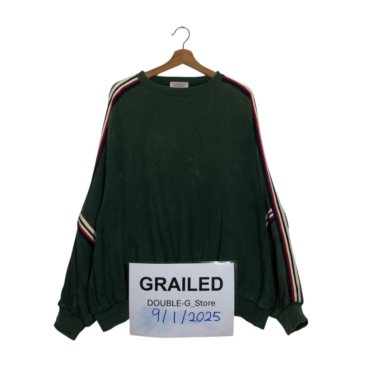 Japanese Brand × Vintage 📌Vintage Striped Sweatshirt Double Name Issey Miyake Size US M / EU 48-50 / 2 - 1 Thumbnail