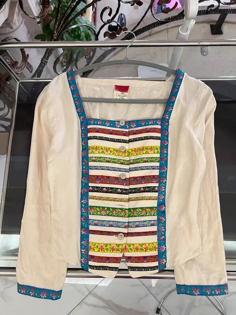Kenzo Kenzo vintage embroidered collared shirt Size XS / US 0-2 / IT 36-38 - 2 Thumbnail