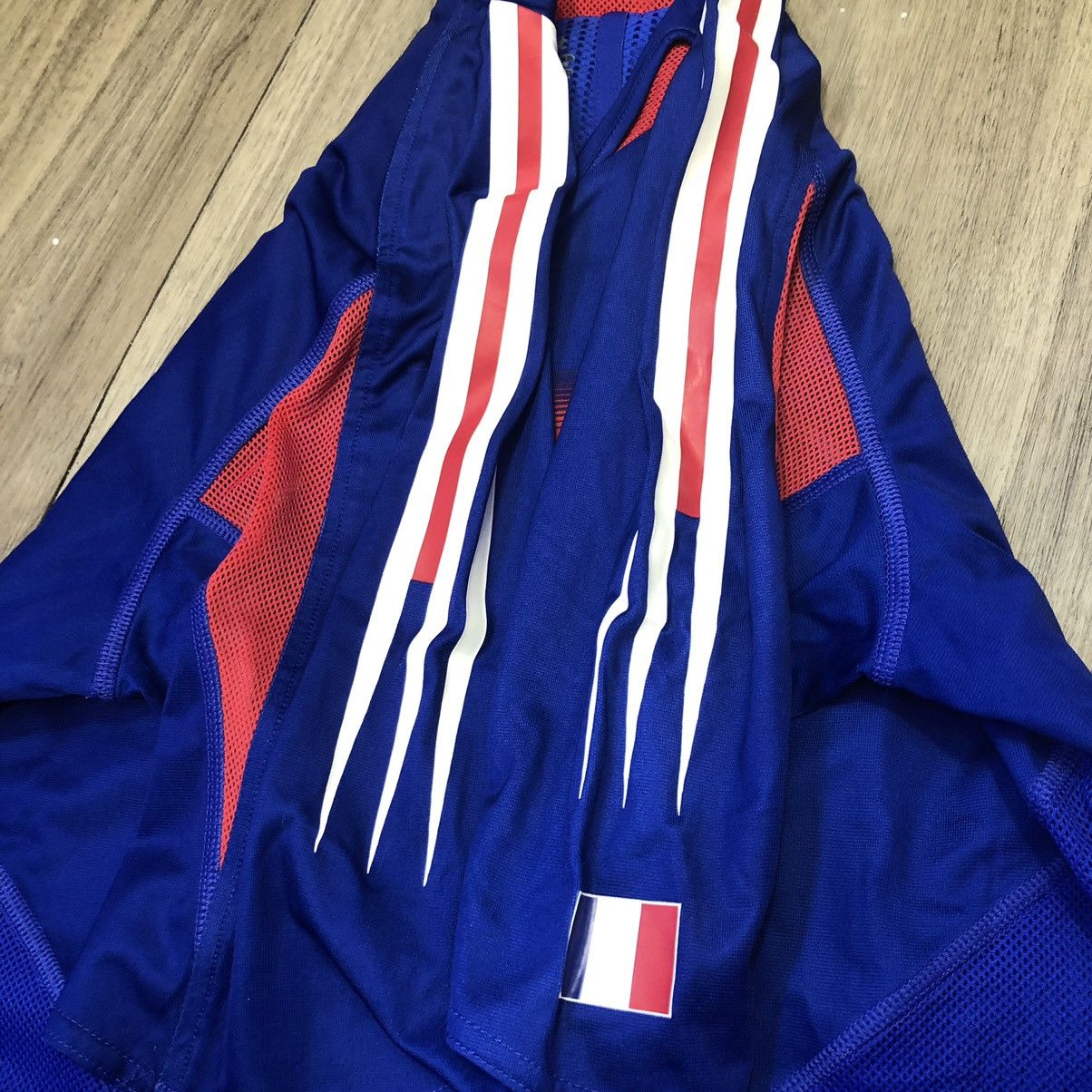 Adidas France 04/05 player issue home shirt Size US M / EU 48-50 / 2 - 6 Thumbnail