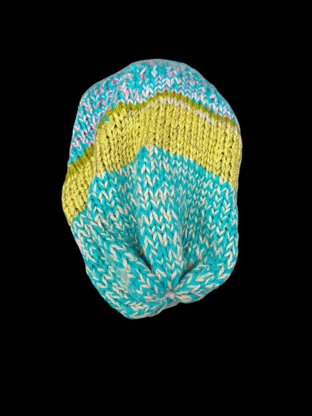 Japanese Brand × Kapital × Vintage Crochet Knitted handmade Long Big Beanie Hats Rare ☠️☠️ Size ONE SIZE - 3 Thumbnail